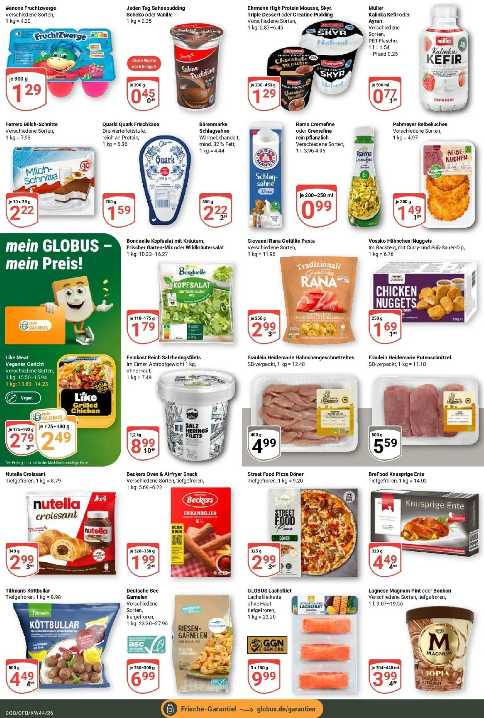 Globus Prospekt Bobenheim-Roxheim (ab 26.10.2026) » Angebote online | Seite: 10 | Produkte: Pudding, Skyr, Like meat, Pasta