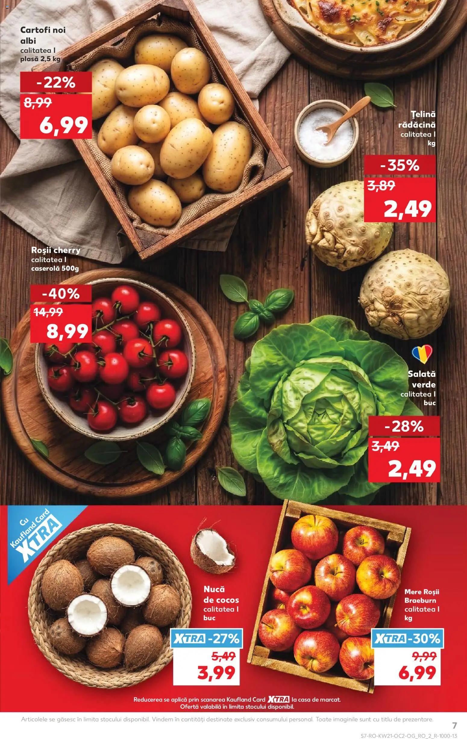 Kaufland RO akciós ujság - amely érvényes a következő dátumtól: 20.05.2026 | Oldal: 7 | Termékek: Saláta