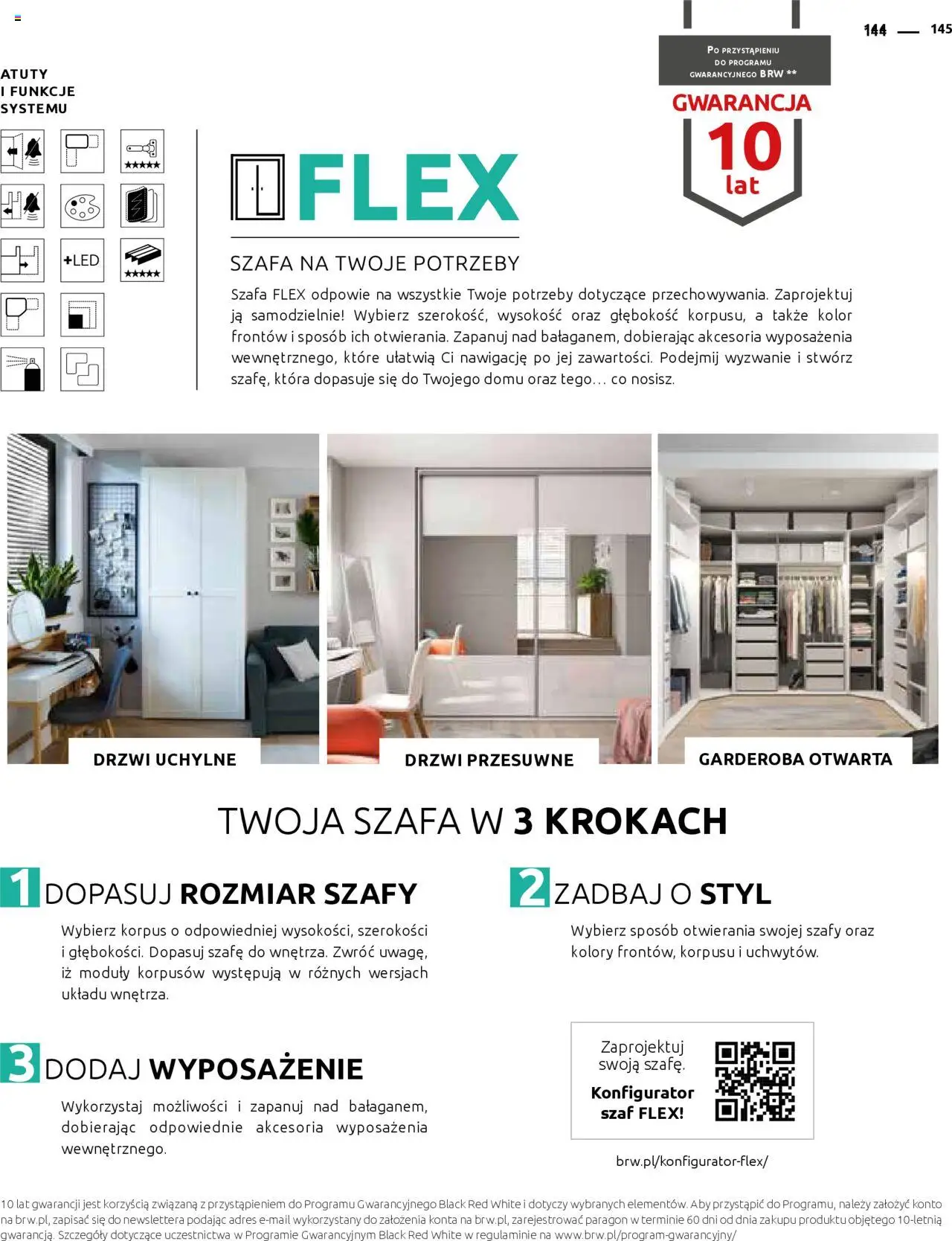 Black Red White Gazetka - Katalog rodzinnych wnętrz od 24.05.2024 | Strona: 145 | Produkty: Szafa