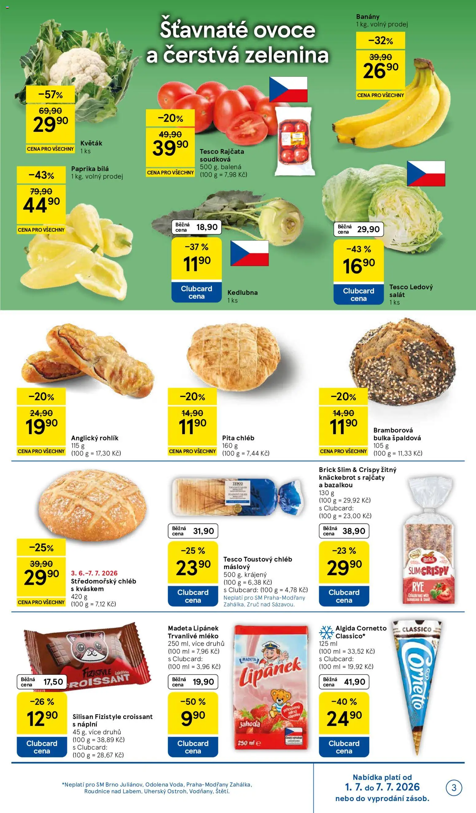 Tesco leták - Supermarket od 01.07.2026 | Strana: 3