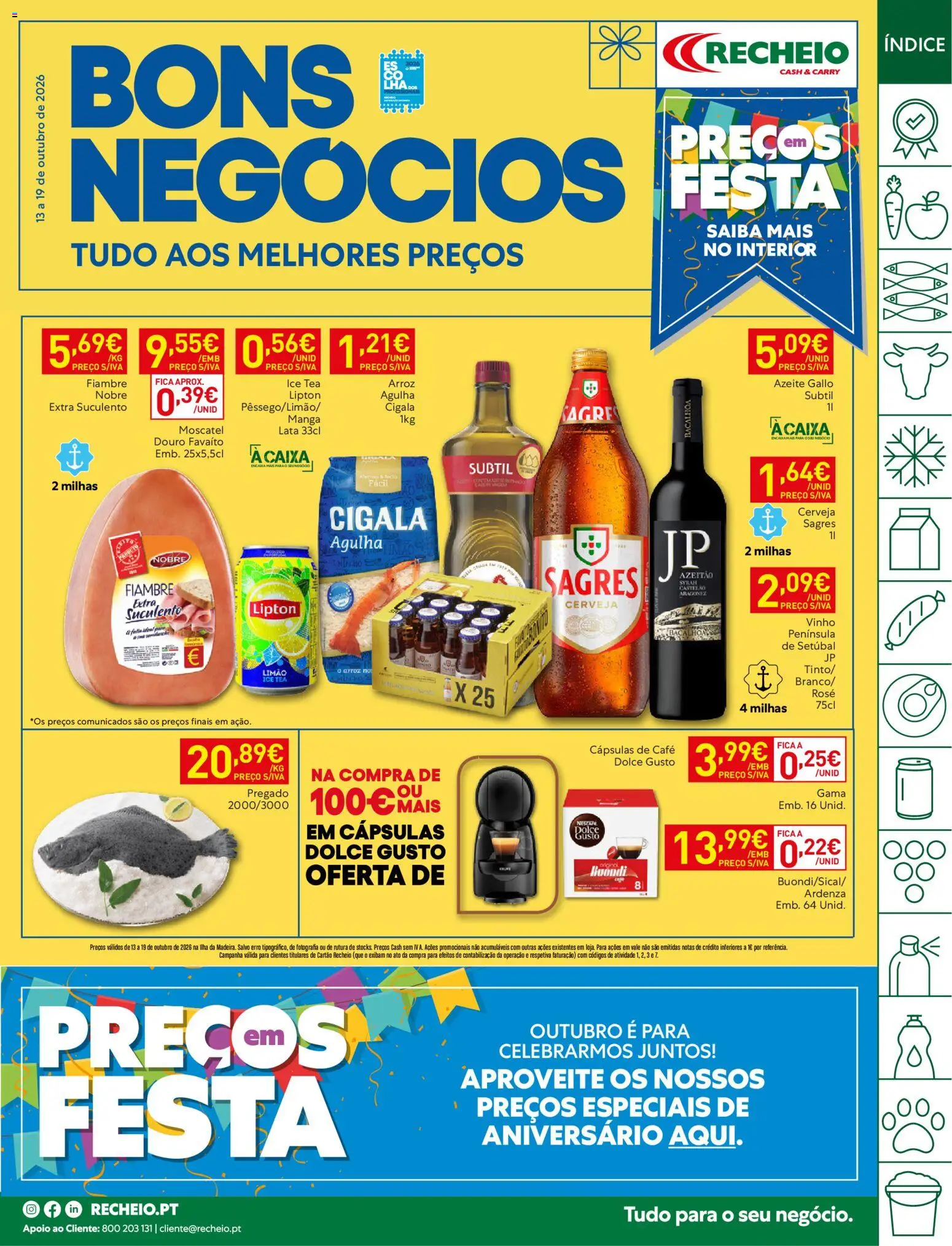 Recheio folheto Madeira │ válido de 13/10/2026 | Página: 1 | Produtos: Cápsulas, Café, Cerveja, Dolce gusto