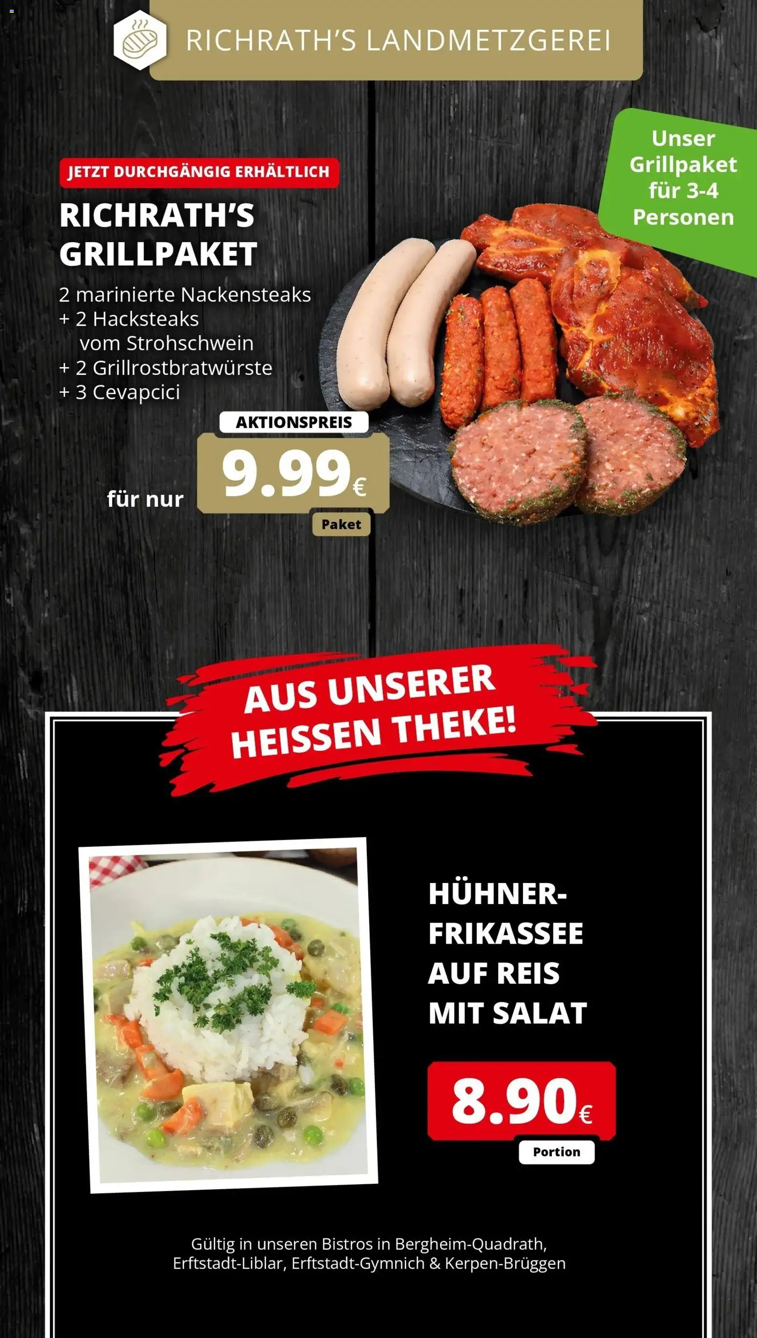 Rewe Prospekt Bergheim – gültig ab 17.05.2026 | Seite: 12 | Produkte: Nackensteaks, Grill, Theke, Salat