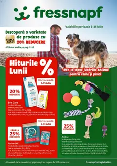 Ofertele Fressnapf valabile de la 02.07.2026