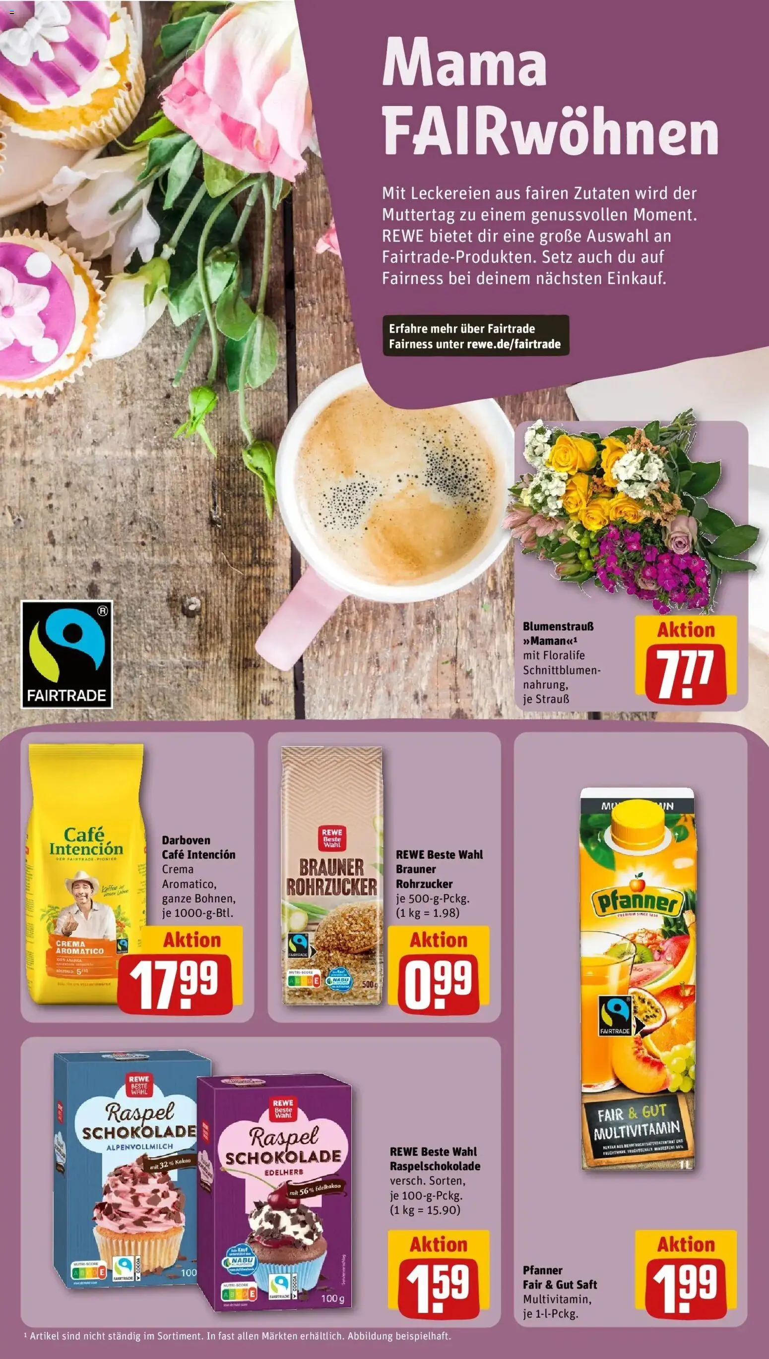 REWE Prospekt ab 04.05.2026 zum Blättern » Angebote | Seite: 20 | Produkte: Schokolade, Saft
