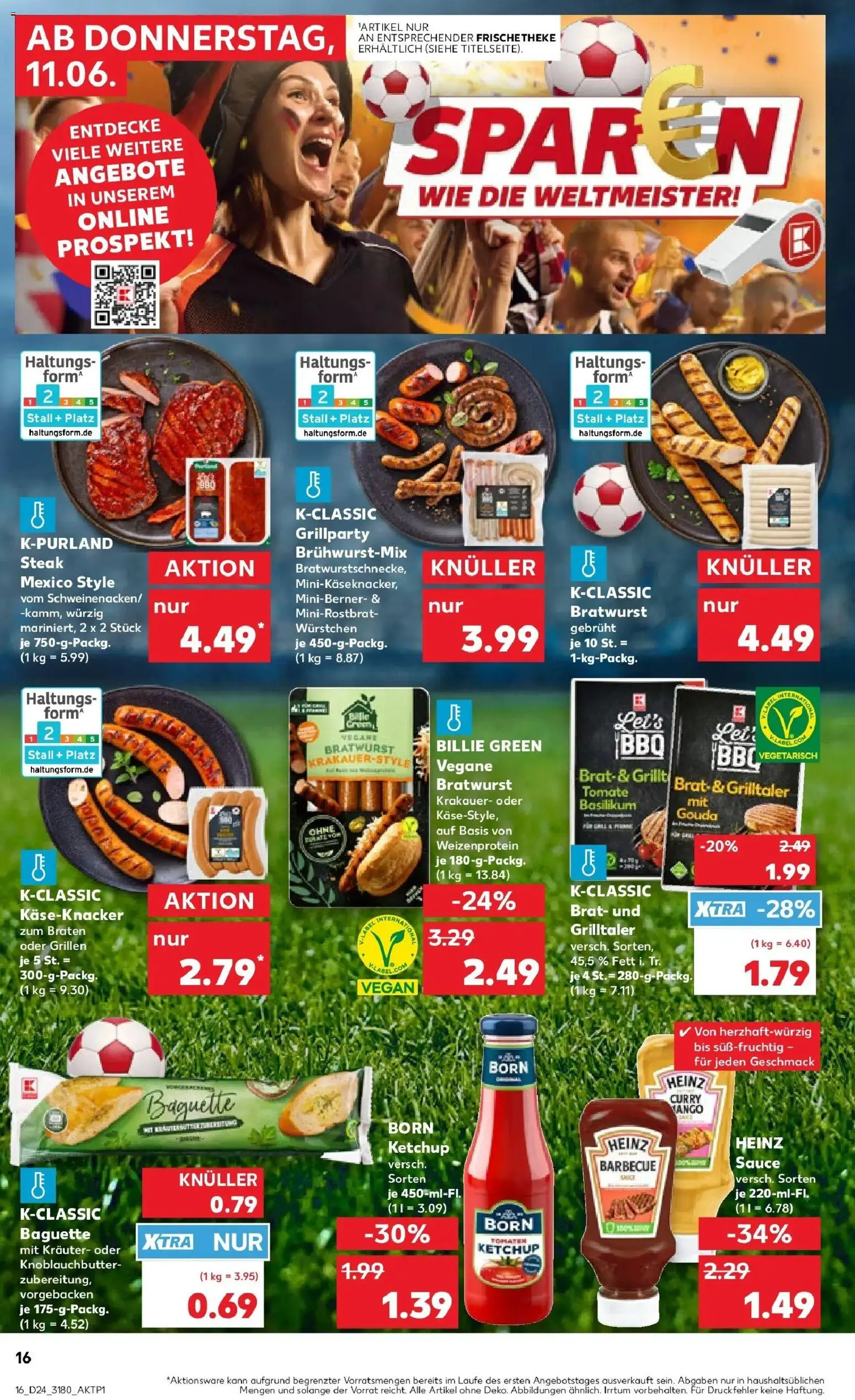 Kaufland Prospekt Dallgow-Döberitz – gültig ab 08.06.2026 | Seite: 25 | Produkte: Theke, Burger, Baguette, Ketchup
