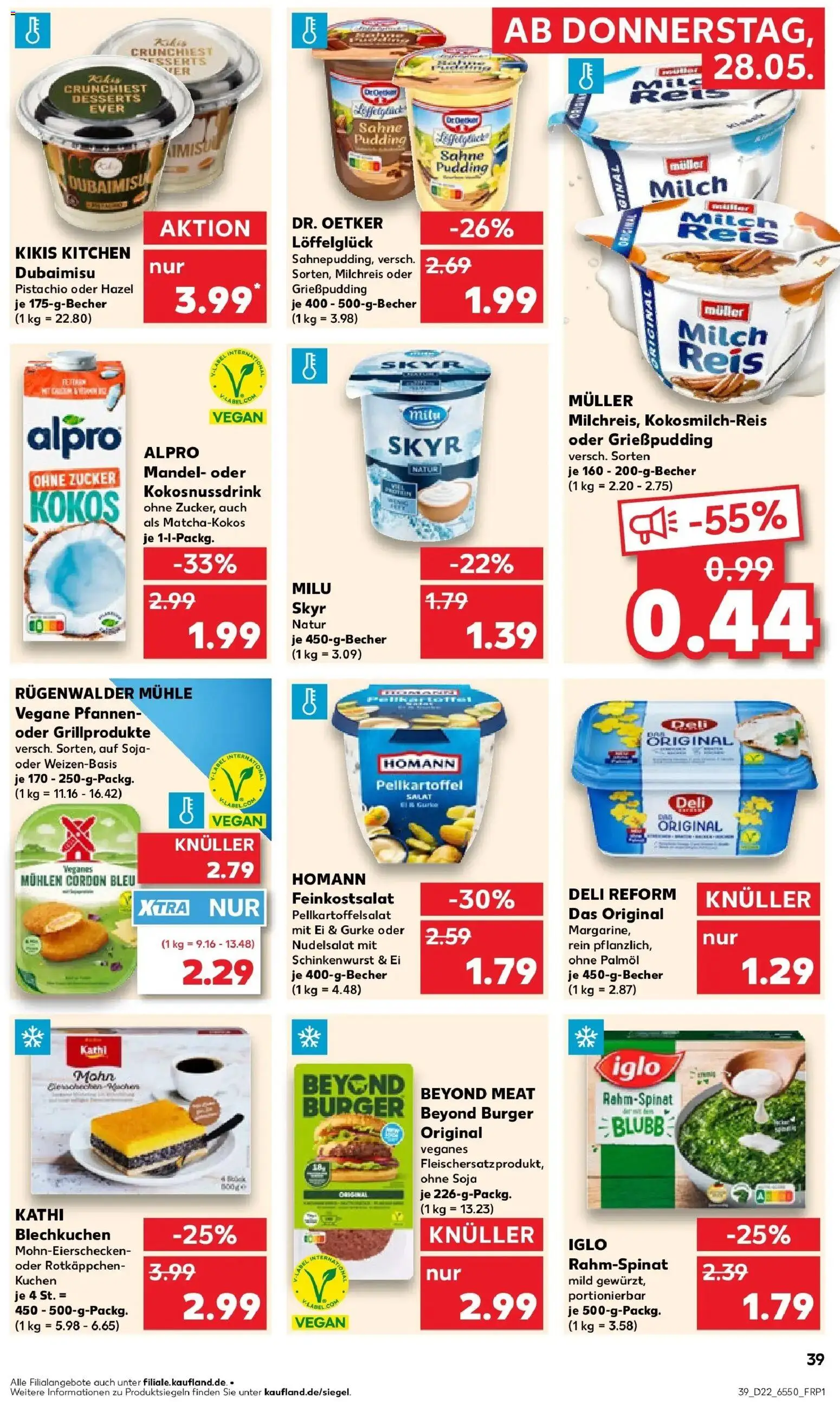 Kaufland Prospekt Stade – gültig ab 26.05.2026 | Seite: 44 | Produkte: Skyr, Alpro, Rotkäppchen, Reis