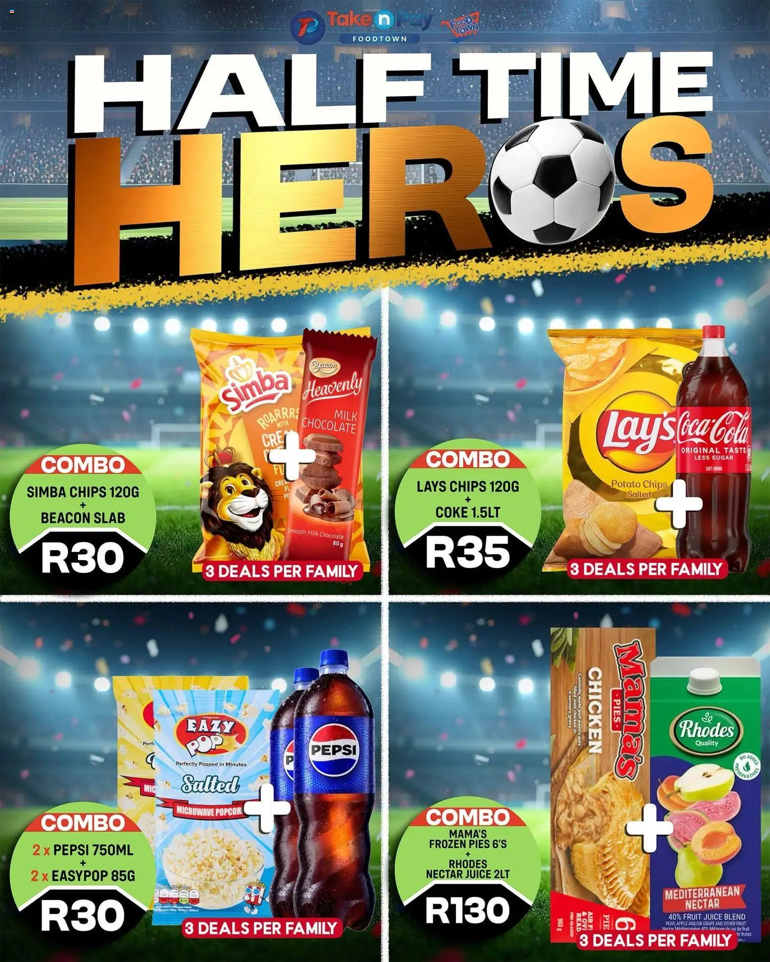 New Take n Pay catalogue – valid from 03/07/2026 | Page: 12 | Products: Juice, Chicken, Chips, Sugar