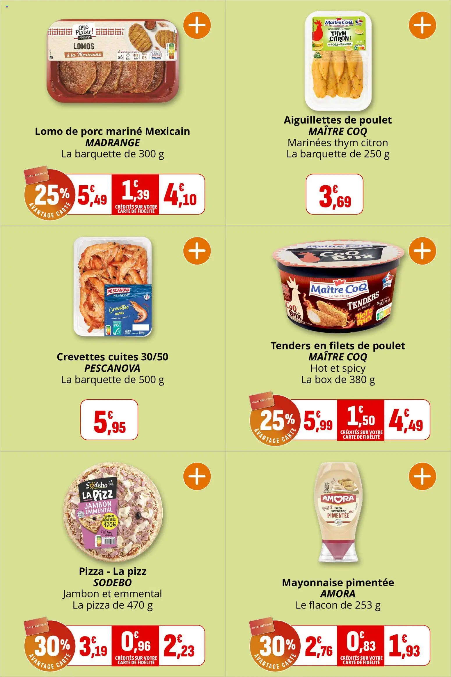 {H1} | Page: 9 | Produits: Citron, Crevettes, Mayonnaise, Jambon