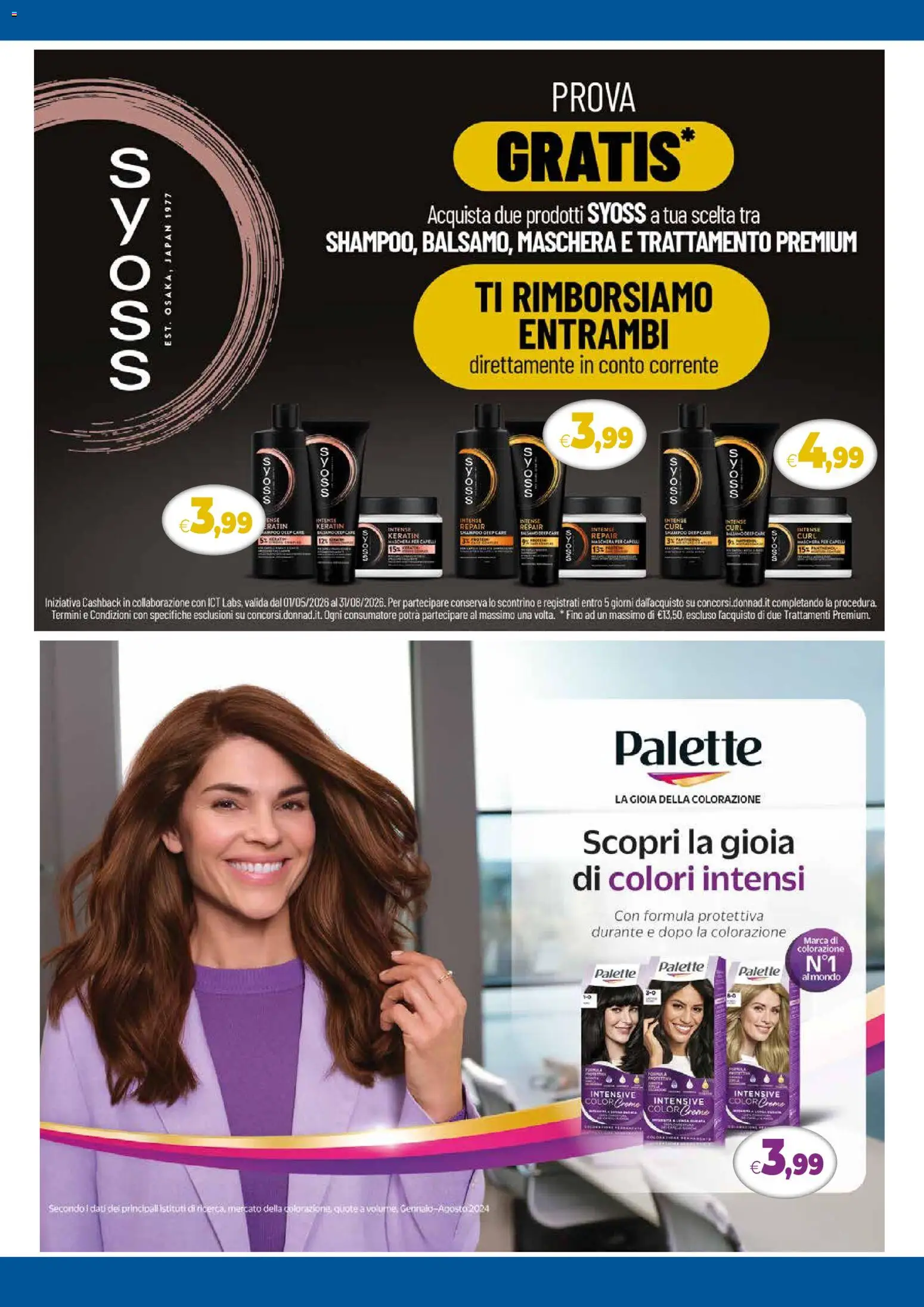 Volantino Famila del 06/08/2026 | Pagina: 9 | Prodotti: Shampoo, Maschera per capelli, Crema, Maschera