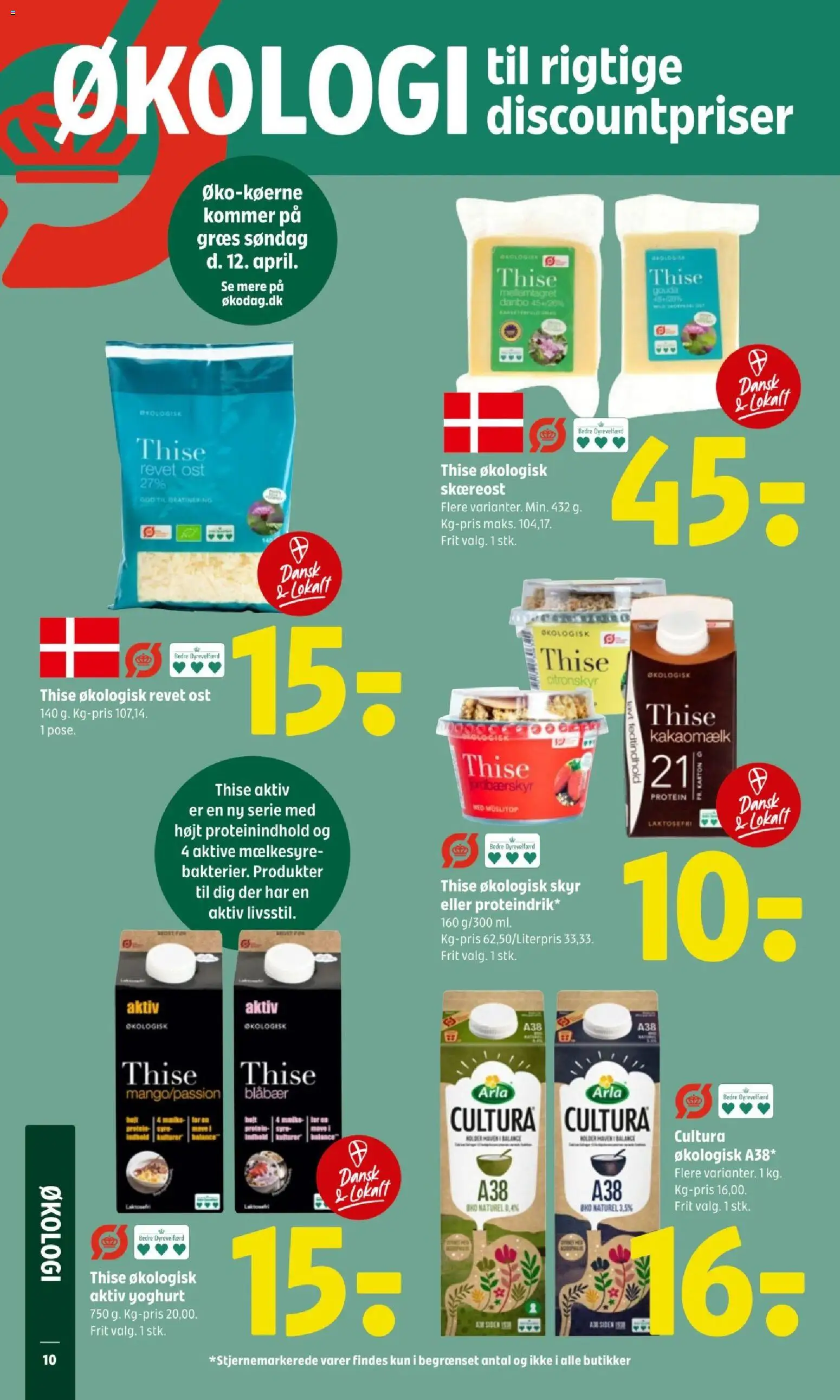 Coop 365 tilbudsavis – gyldig fra 09/04/2026 | Side: 12 | Produkter: Blåbær, Ost, Yoghurt, Kakaomælk