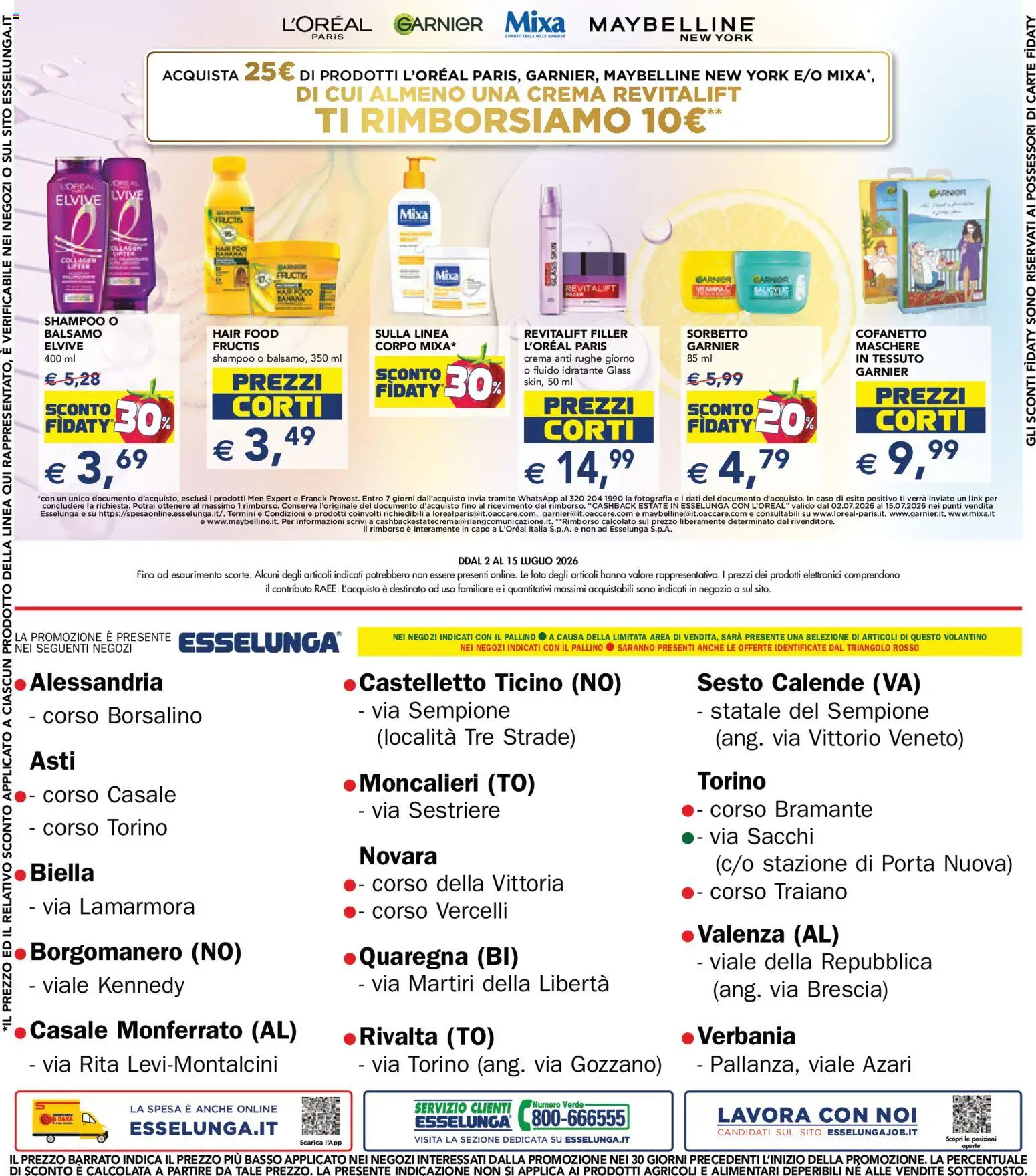 Volantino Esselunga S del 02/07/2026 | Pagina: 32 | Prodotti: Shampoo, Balsamo, Crema, Sorbetto