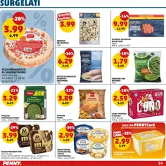 Anteprima del volantino PIZZA MARGHERITA GLI ALLEGRI SAPORI, conf. da 4 pz 4 x 280 g = 1,12 kg valido a partire dal 27/08/2026 | Pagina: 14