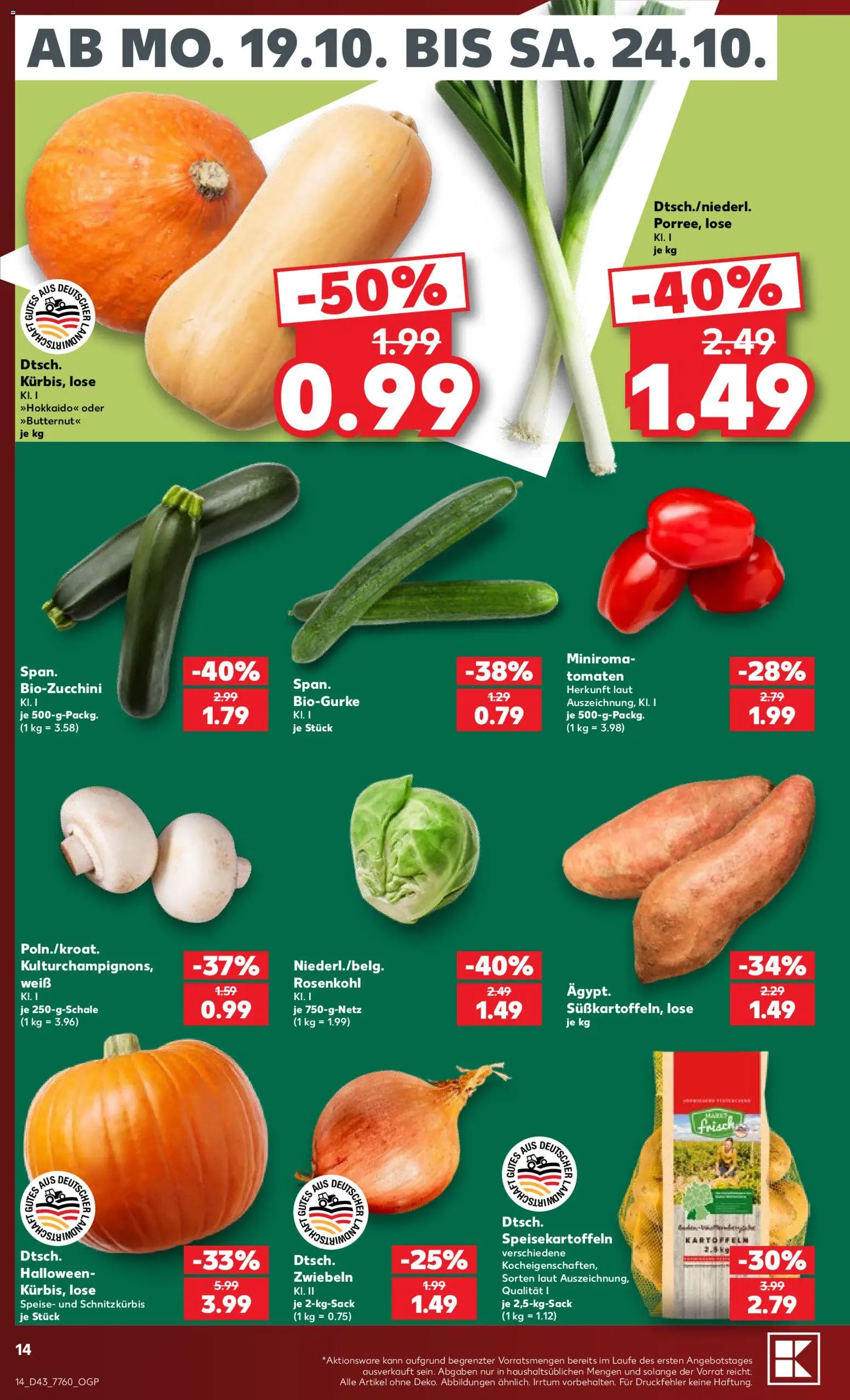 Kaufland Německo leták od 17.10.2026 | Strana: 14