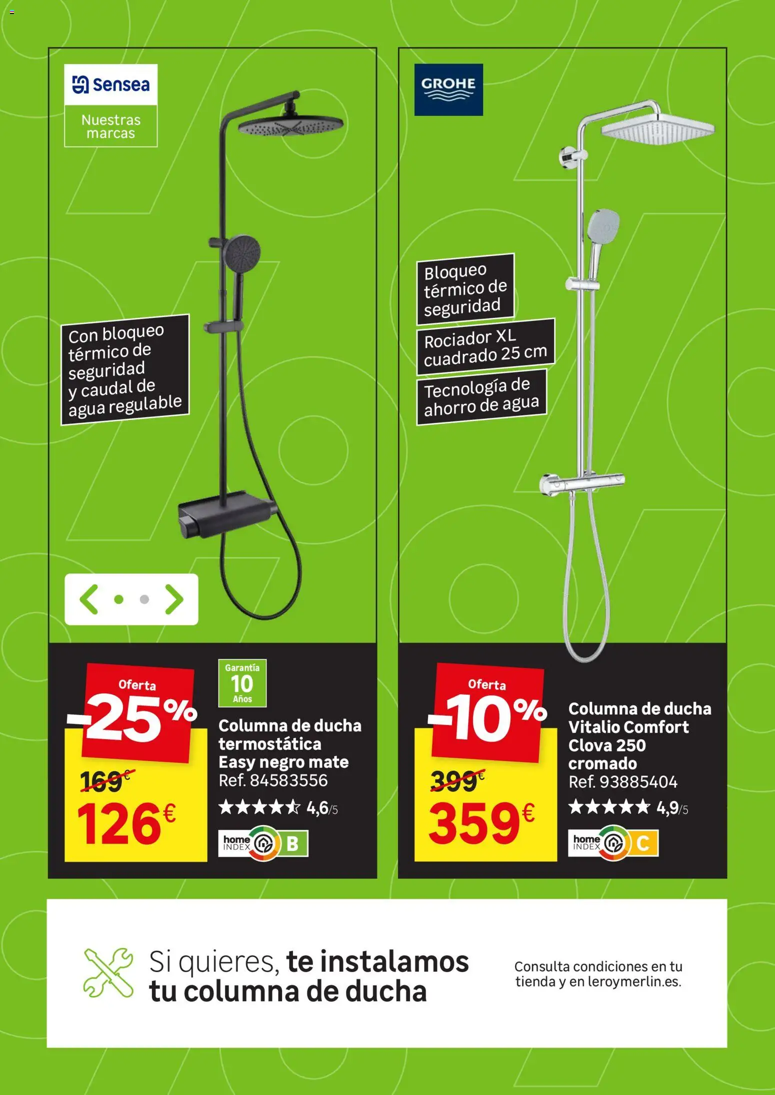 Leroy Merlin Black Friday │ válido desde el 20/10/2026 | Página: 22 | Productos: Té, Agua, Ducha