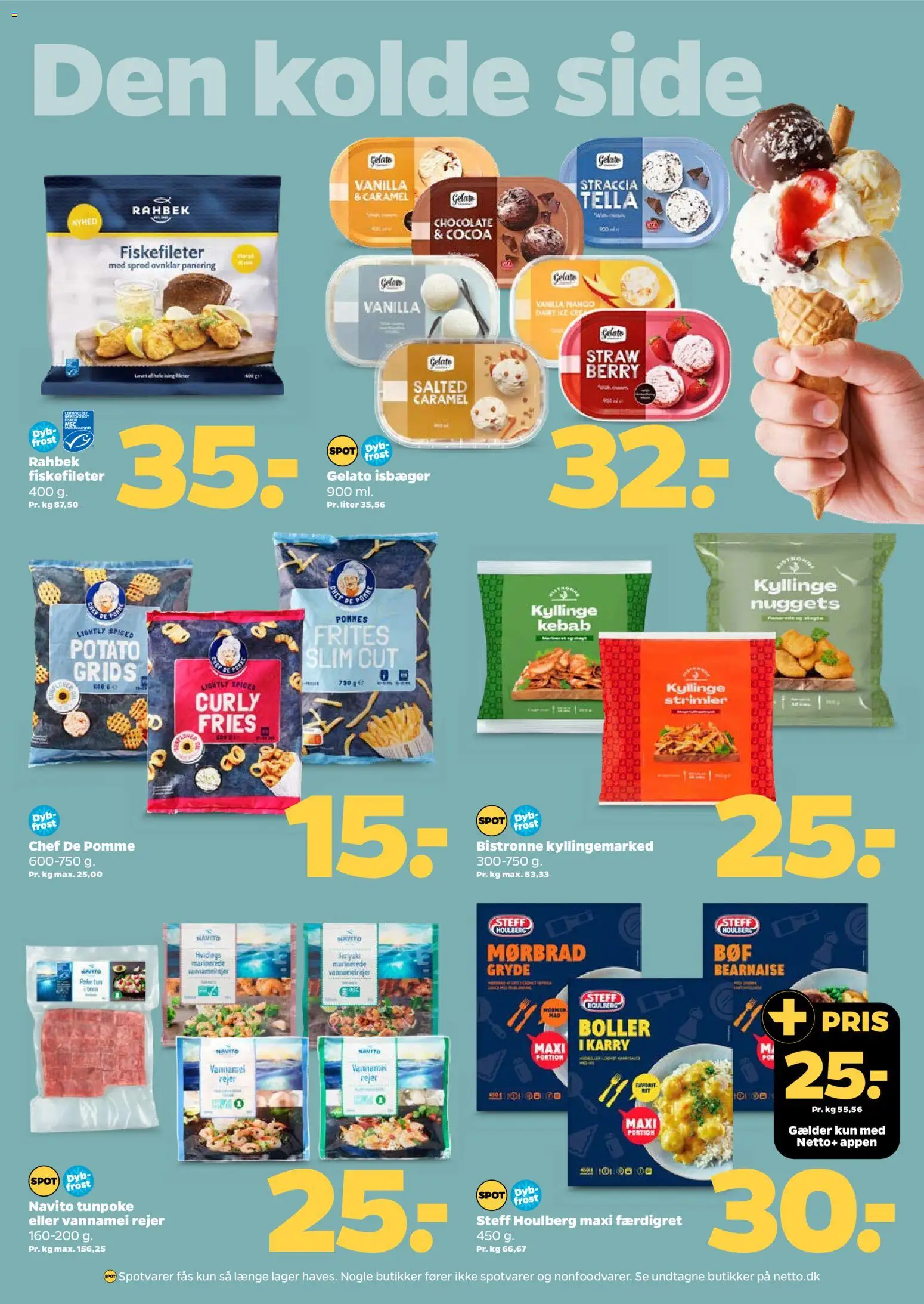 Netto tilbudsavis – gyldig fra 05.06.2026 | Side: 13 | Produkter: Mango, Nuggets, Kebab, Rejer