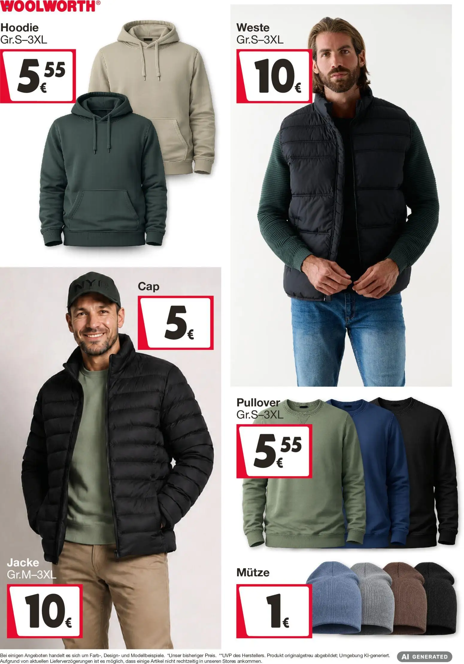 Woolworth Flugblatt gültig ab 04.09.2026 | Seite: 9 | Produkte: Pullover, Weste, Jacke