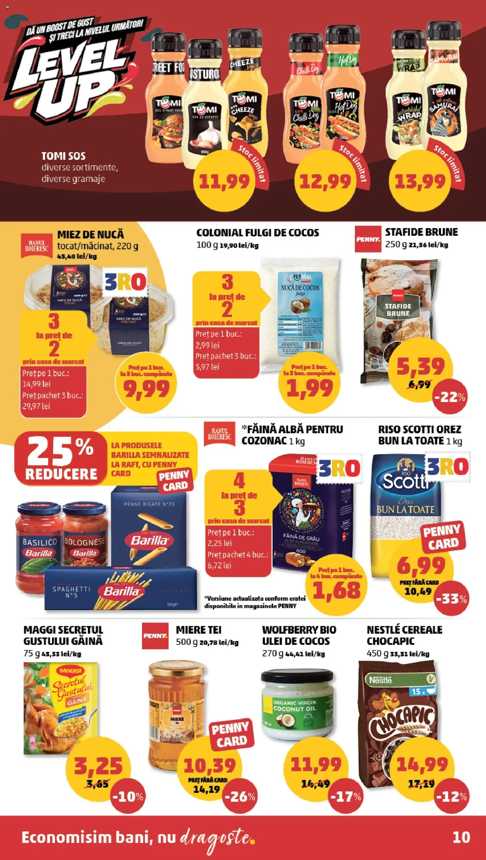 Noul catalog PENNY – valabil de la 29.07.2026 | Pagină: 10 | Produse: Ulei, Cereale, Fulgi, Sos