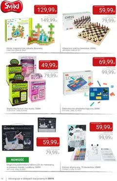 Pogląd oferty "Smyk gazetka" - ważna od 22.09.2026 | Strona: 14 | Produkty: Magnetic, Puzzle
