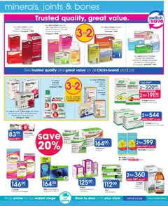 Clicks specials catalogue – valid from 23/07/2026 | Page: 44 | Products: Oil, Powder, Switch, Syrup
