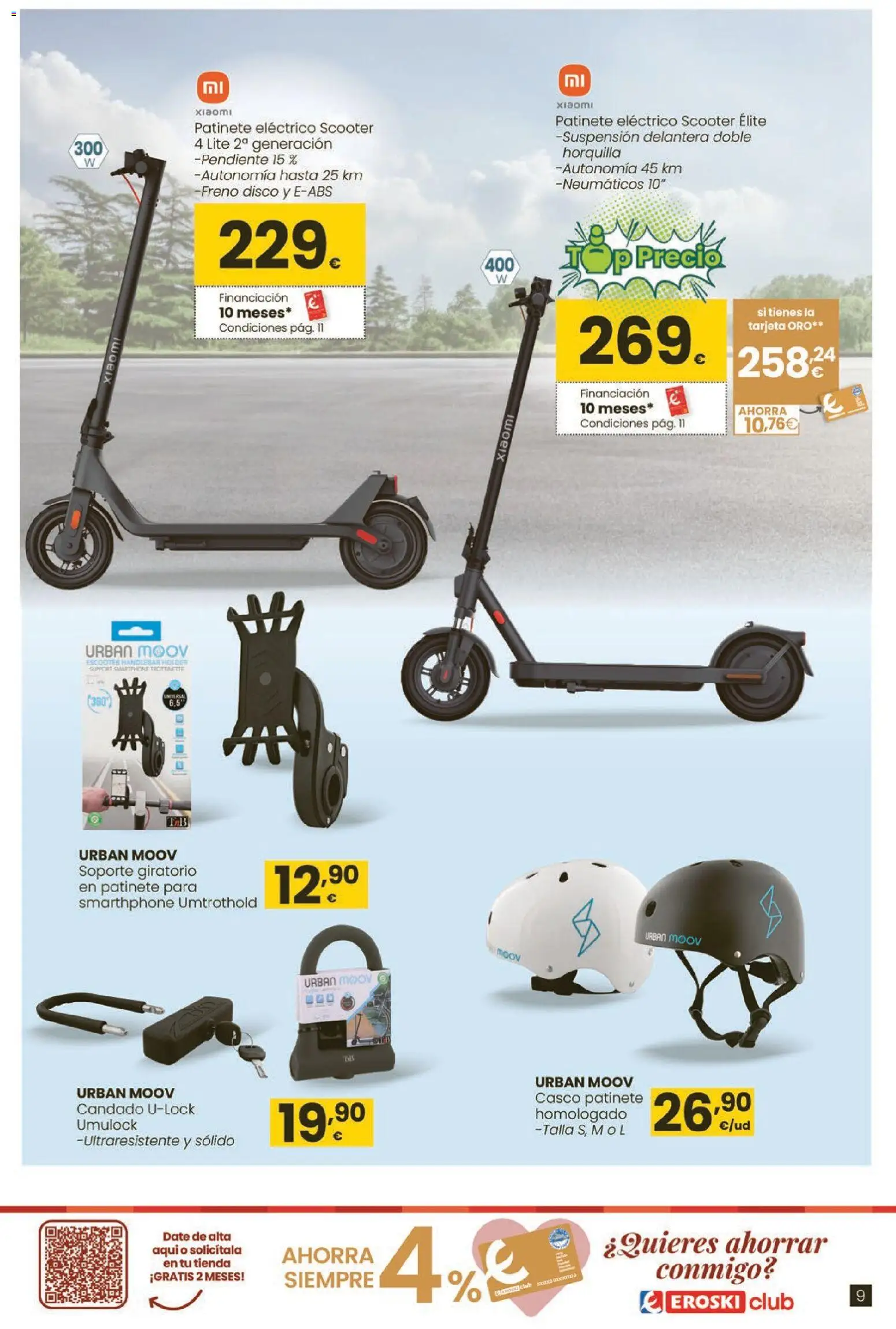 Eroski Qué planazo │ válido desde el 26.03.2026 | Página: 9 | Productos: Horquilla, Smartphone, Disco, Ελιές