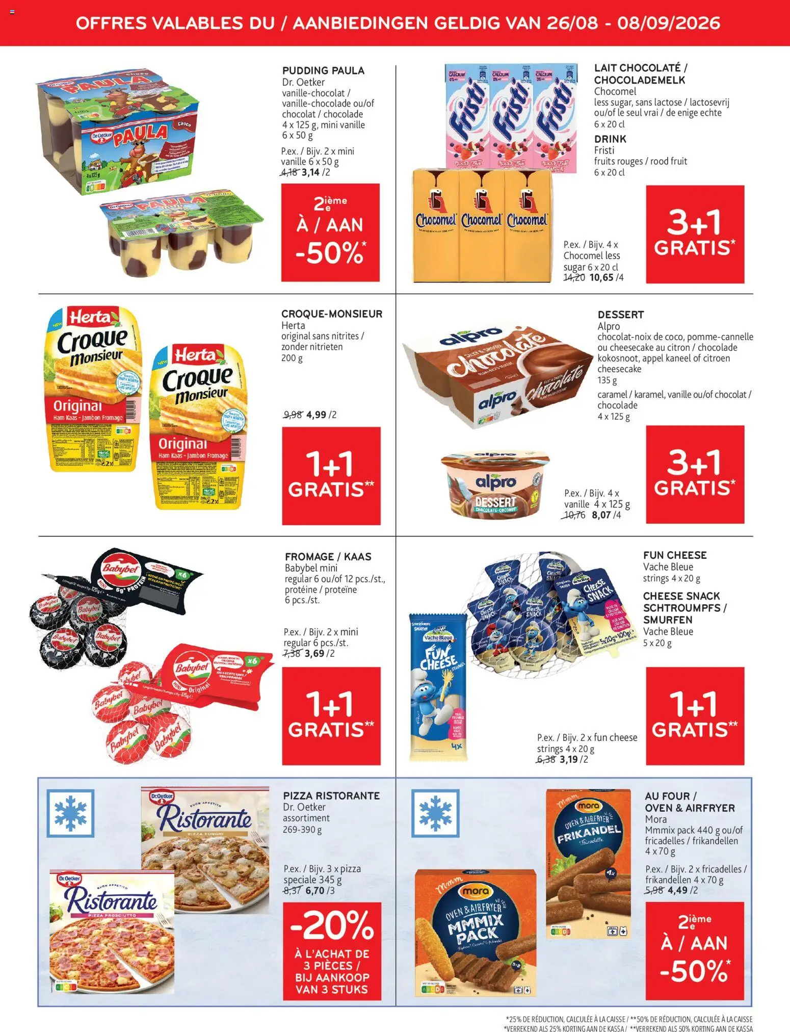 {H1} | Pagina: 9 | Producten: Ham, Appel, Kaas, Chocolade