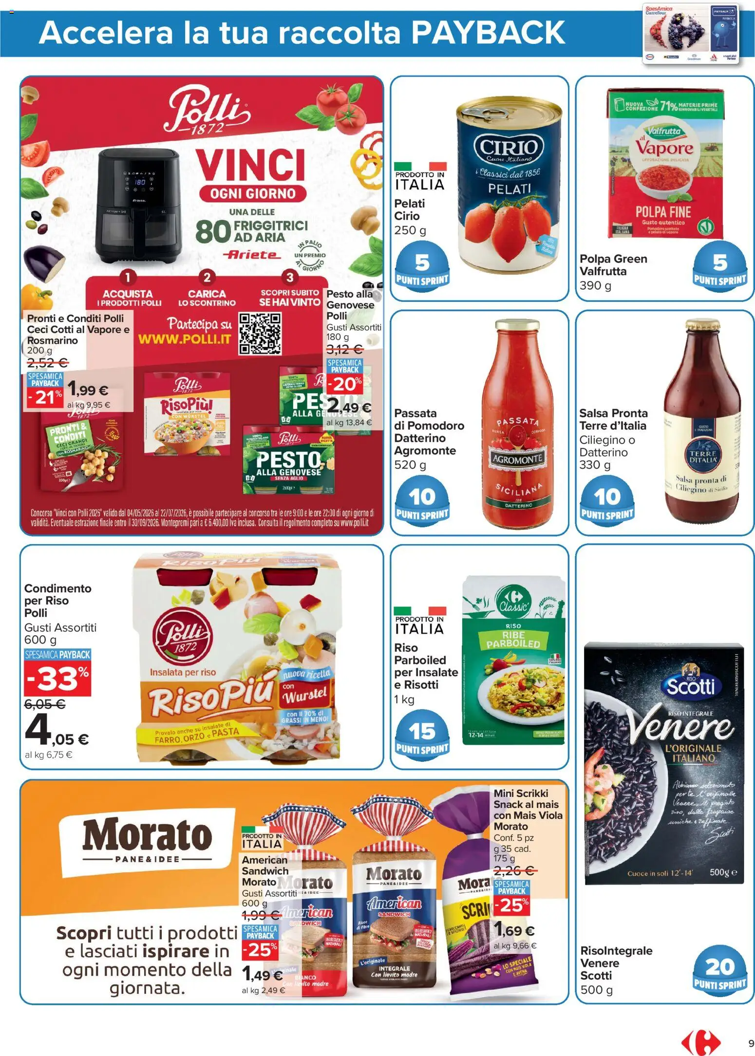 Volantino Carrefour del 05.06.2026 | Pagina: 9 | Prodotti: Insalata, Salsa, Pesto, Mais