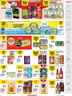 Pré-visualização Atum Bom Petisco em Óleo, Atum Bom Petisco em Óleo EMB.: 78 G válido de 26.05.2026 | Página: 19 | Produtos: Atum, Azeite, Manteiga, Óleo