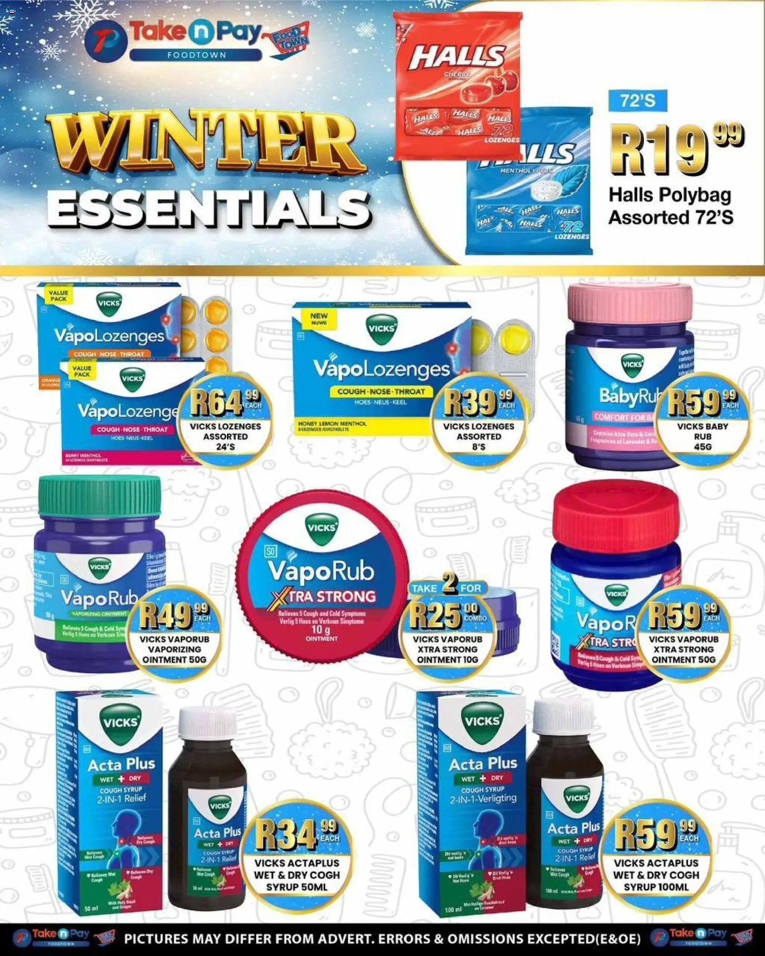 New Take n Pay catalogue – valid from 08.06.2026 | Page: 38 | Products: Cough syrup, Lozenges, Syrup, Lemon