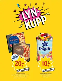 Forhåndsvisning av Coop Prix kundeavis gyldig fra 19/10/2026 | Side: 10 | Produkter: Pizza, Smågodt, Prosciutto