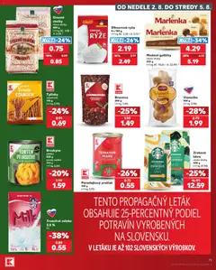 Kaufland leták platný od 30.07.2026 | Strana: 71