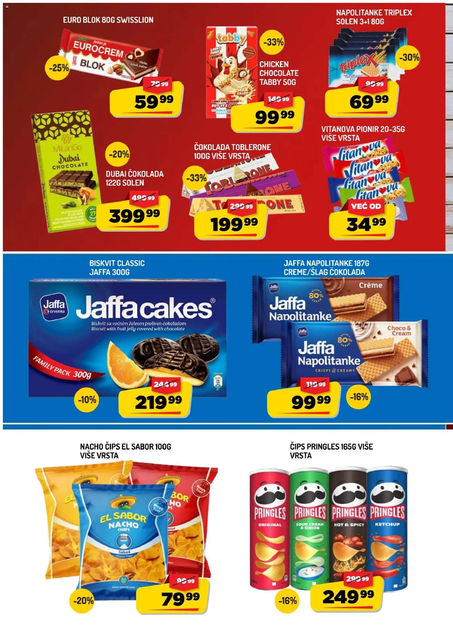 Aman katalog - važi od 11.09.2026 | Strana: 10 | Proizvode: Čips, Eurocrem, Toblerone, Čokolada