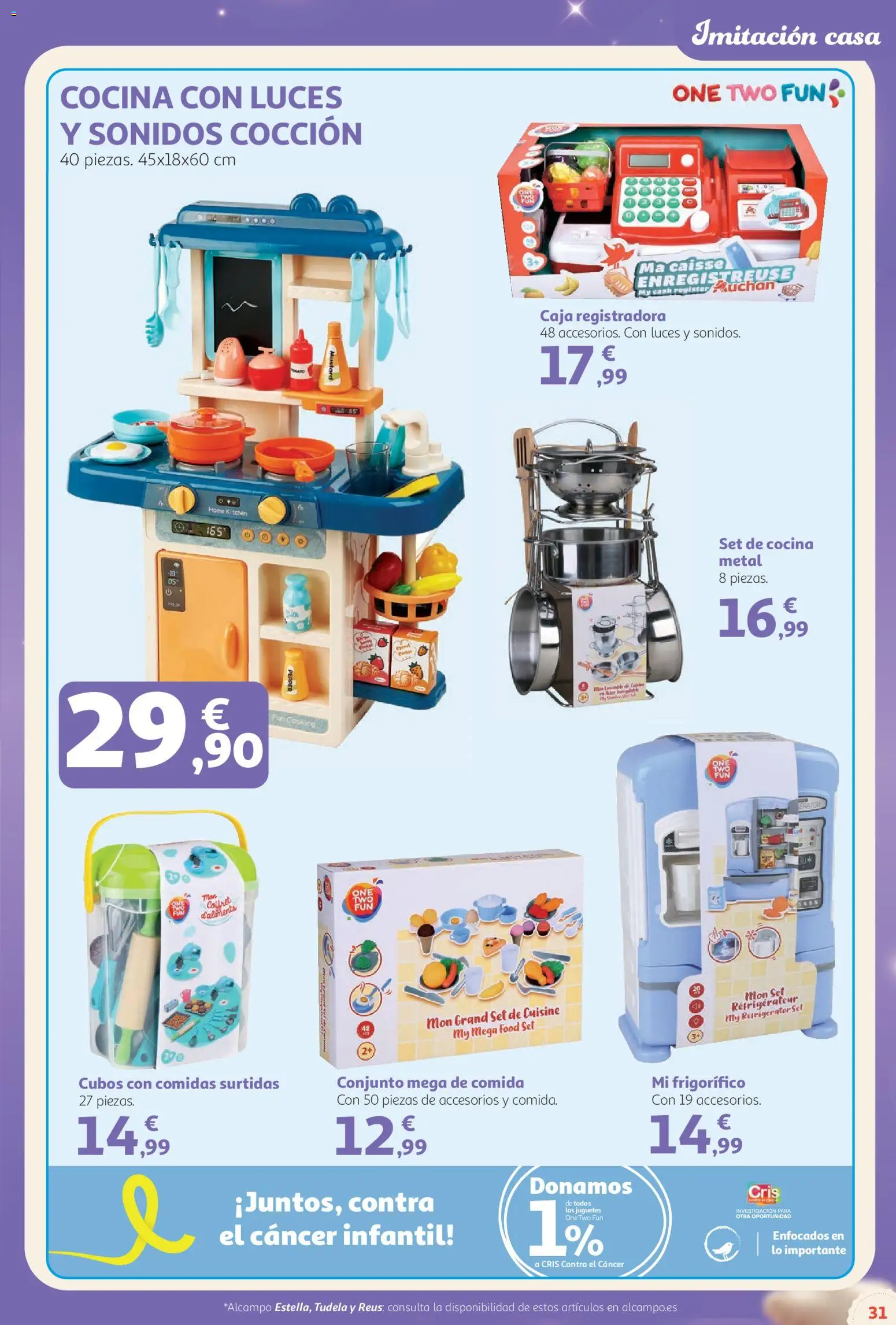 Alcampo Catálogo Juguetes Superstore │ válido desde el 03/11/2026 | Página: 31 | Productos: Juguetes, Cocina, Caja