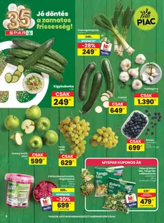 Spar akciós újság - amely érvényes a következő dátumtól: 2026.10.01. | Oldal: 6