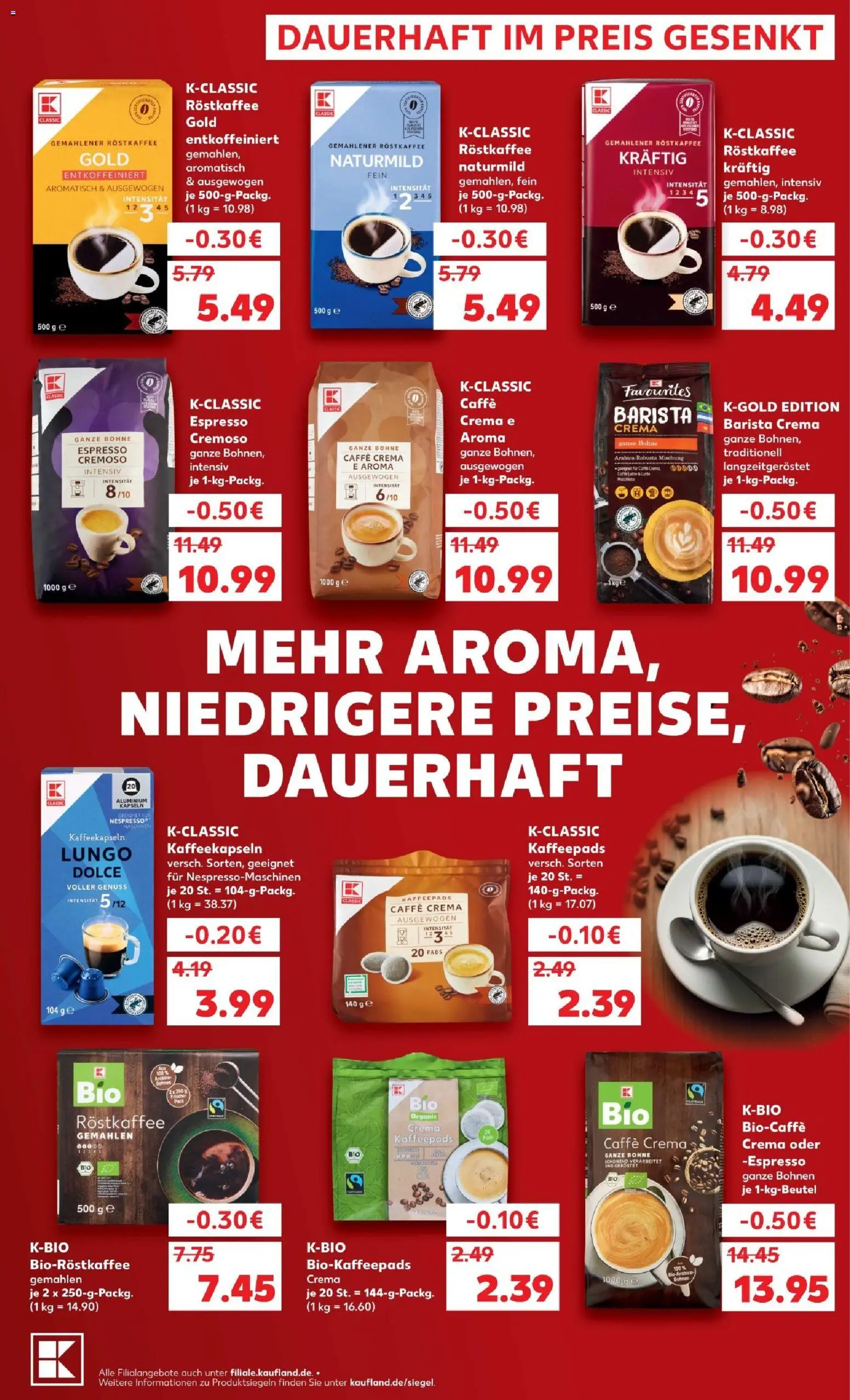 Kaufland Prospekt – gültig ab 01.10.2026 | Seite: 13 | Produkte: Kaffeepads