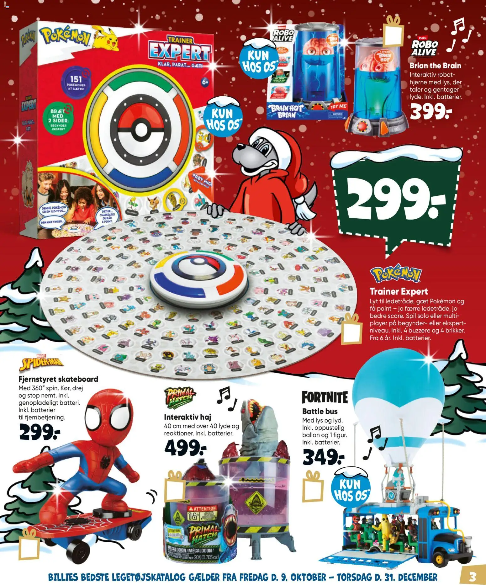 Bilka tilbudsavis – gyldig fra 09/10/2026 | Side: 3 | Produkter: Robot, Batterier, Lyd, Spil