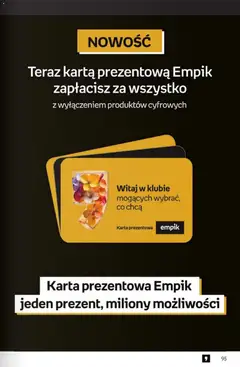 Pogląd oferty "Empik promocje" - ważna od 03.06.2026 | Strona: 95 | Produkty: Karta
