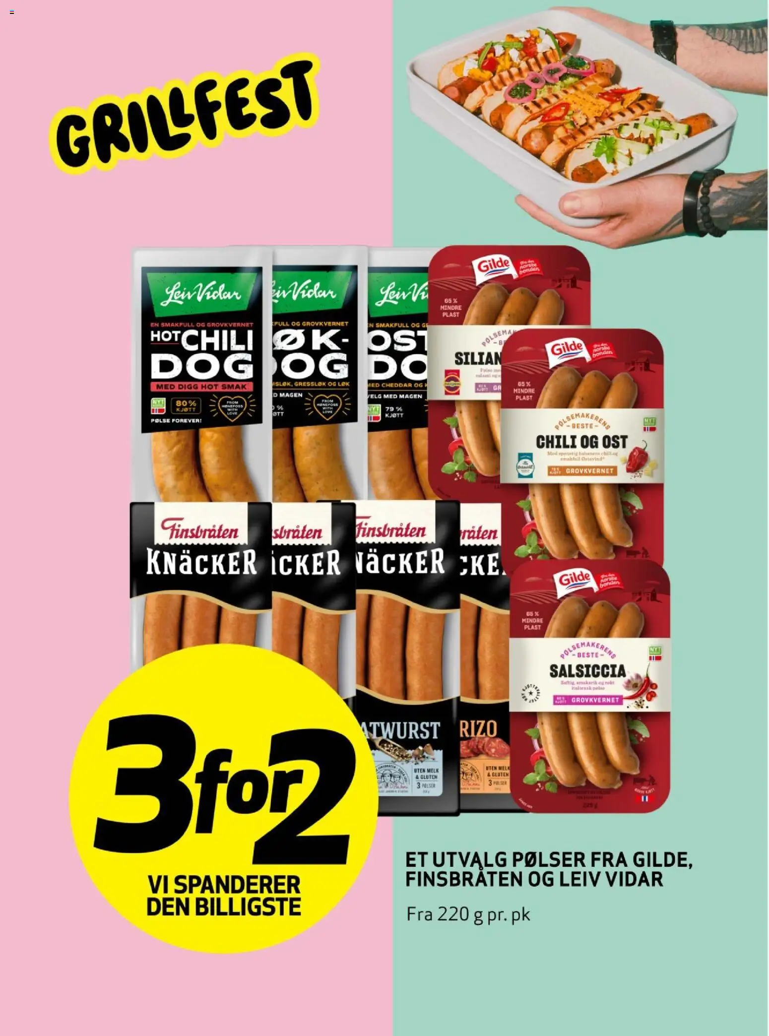 {H1} | Side: 5 | Produkter: Ost, Pølser, Gressløk, Cheddar