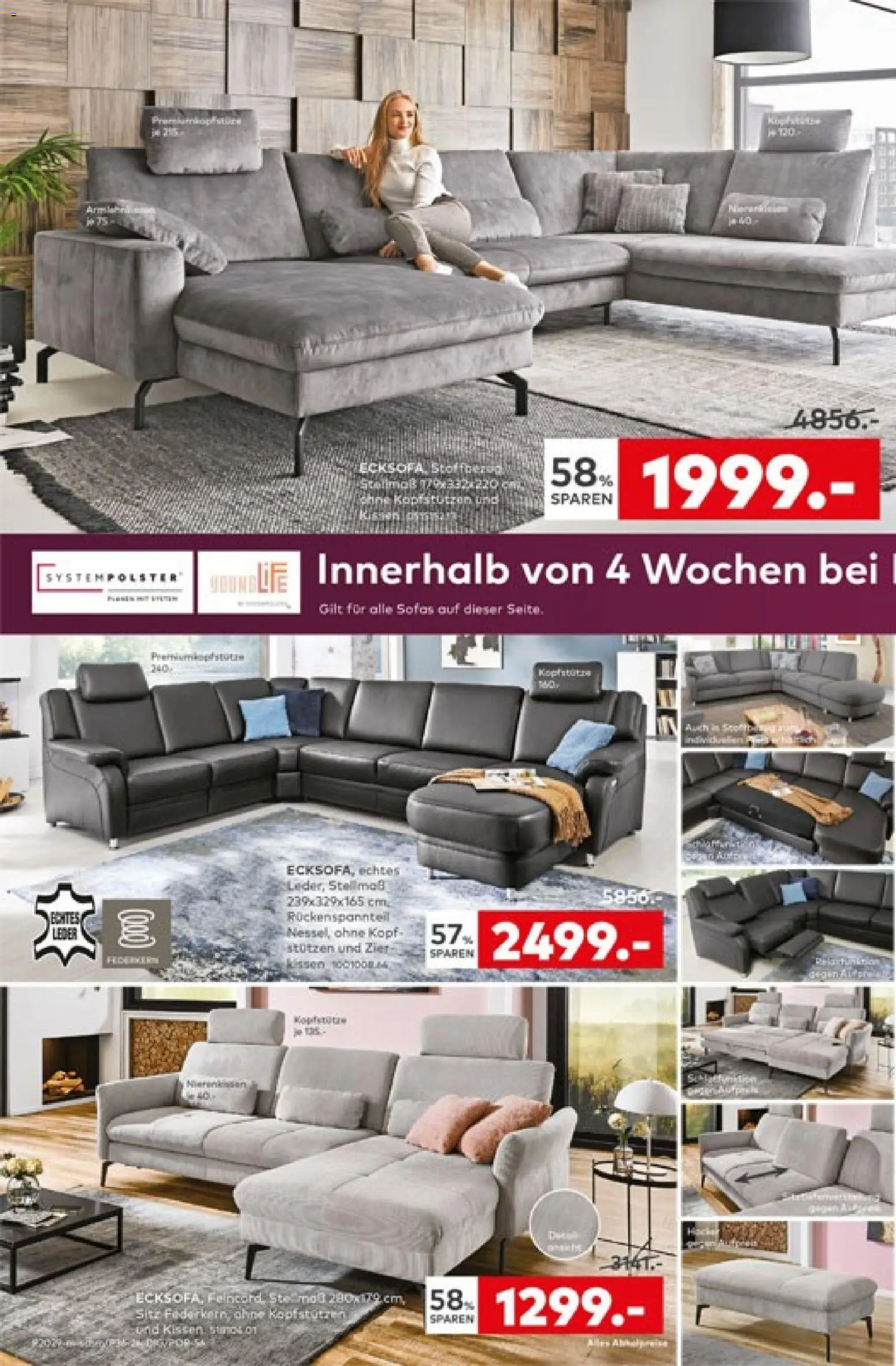 Porta! Prospekt Bis zu 35% auf Möbel und Teppiche – gültig ab 04.10.2026 | Seite: 2