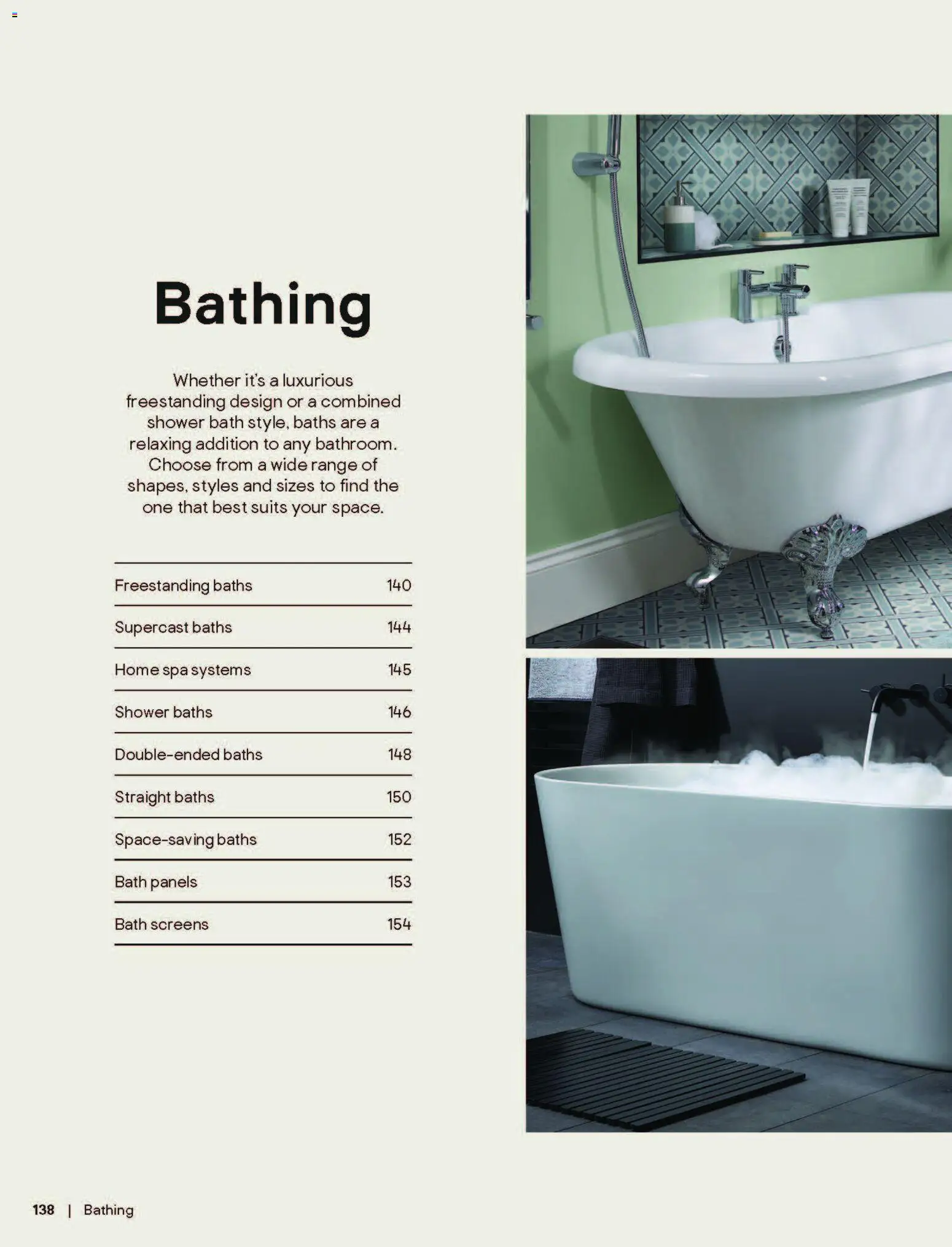 {H1} | Page: 138 | Products: Bath, Shower