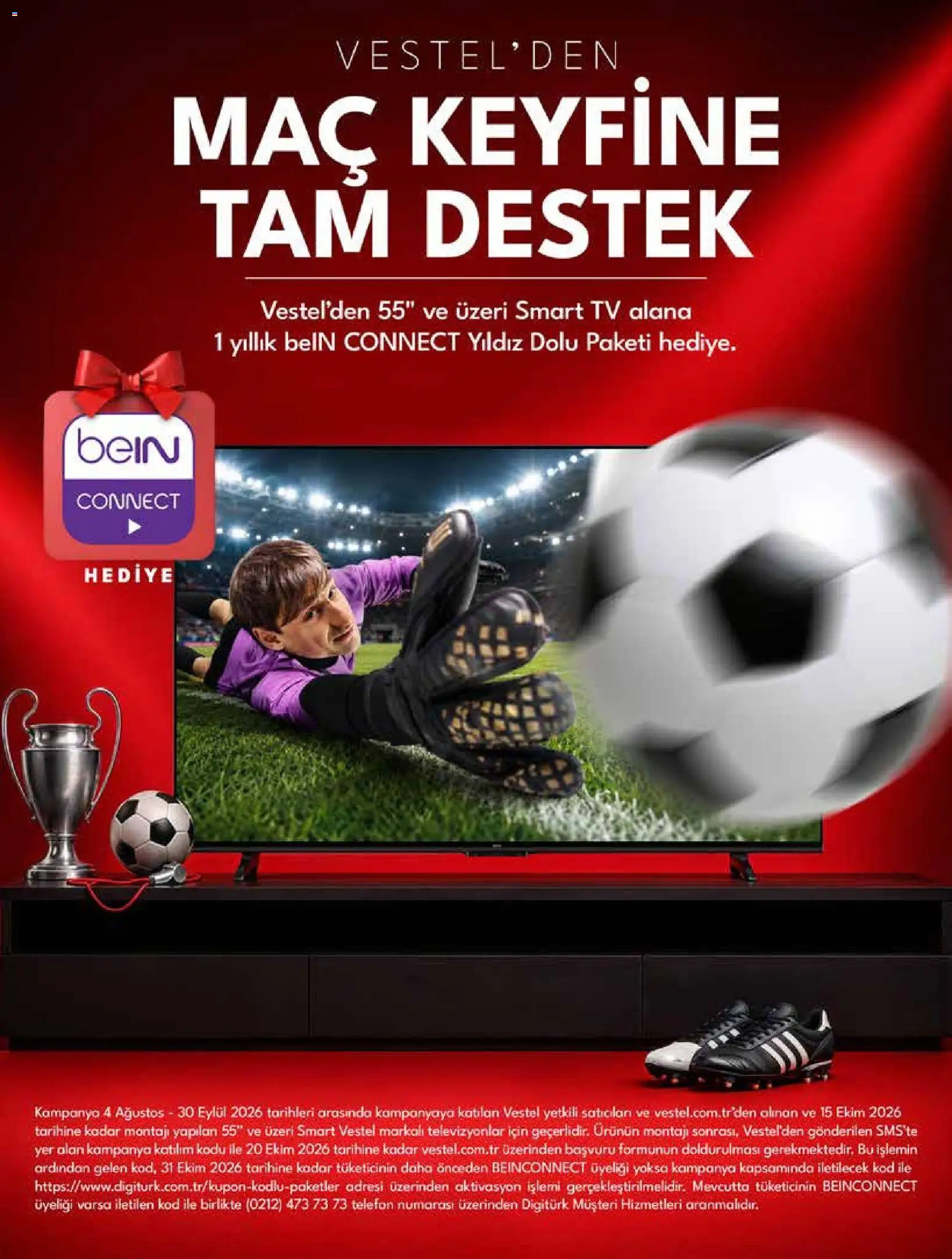 Vestel - Tüketici Elektroniği - 01 Ağustos 2026 tarihinden itibaren geçerlidir | Sayfa: 11 | Ürünler: TV, Telefon