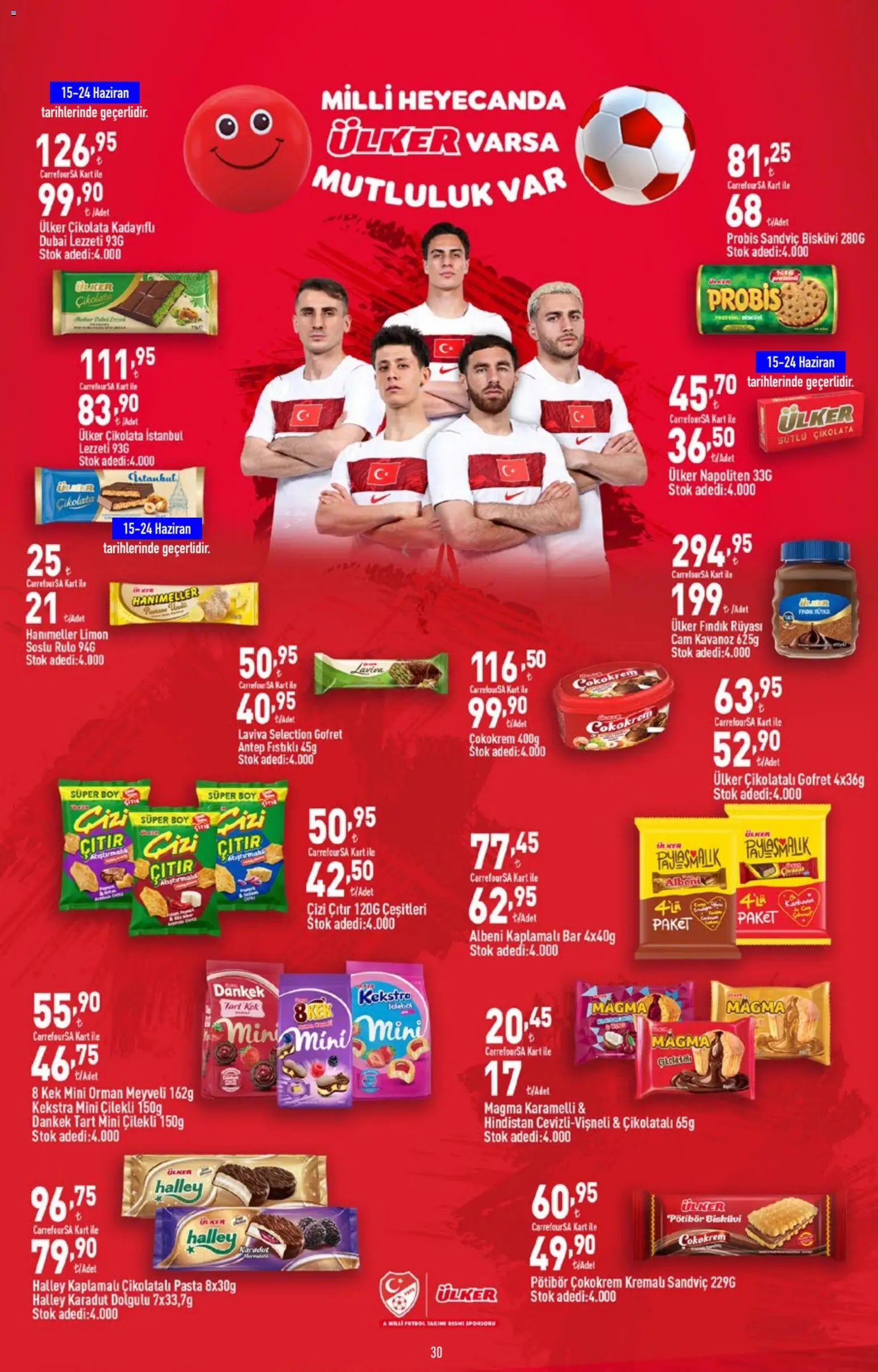 CarrefourSA Katalog - 11.06.2026 tarihinden itibaren geçerlidir | Sayfa: 30 | Ürünler: Atıştırmalık, Fındık, Limon, Bisküvi