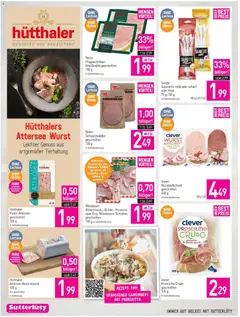 Sutterlüty Flugblatt ab 18.06.2026 gültig | Seite: 6 | Produkte: Wurst, Butter, Schinken