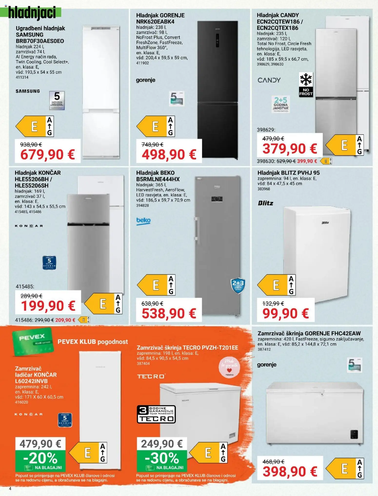 Pevex katalog | vrijedi od 22.10.2026 | Stranica: 4