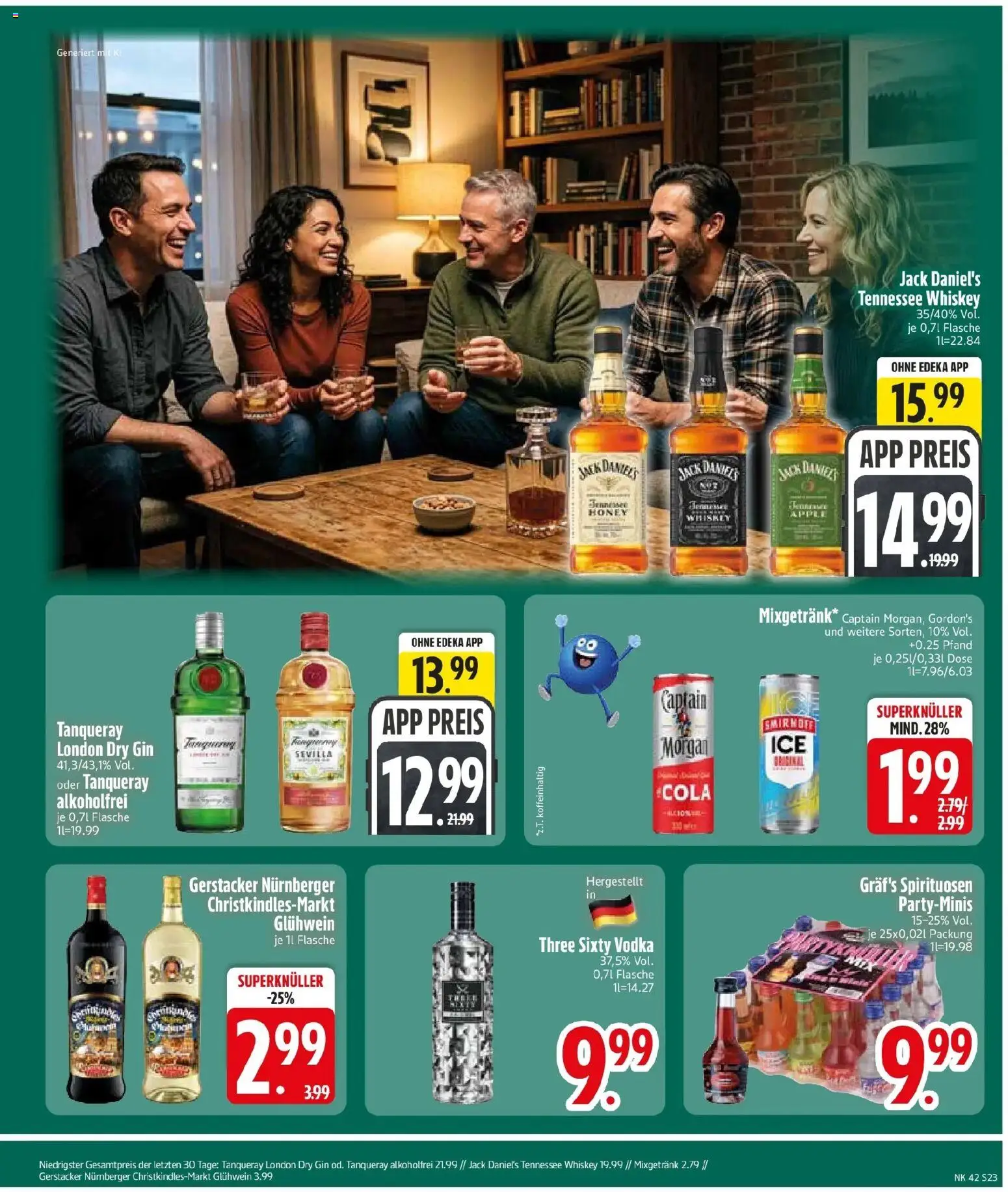 Edeka Prospekt Chieming (ab 12.10.2026) » Angebote Online | Seite: 25 | Produkte: Jack Daniel's, Smirnoff, Vodka, Gin
