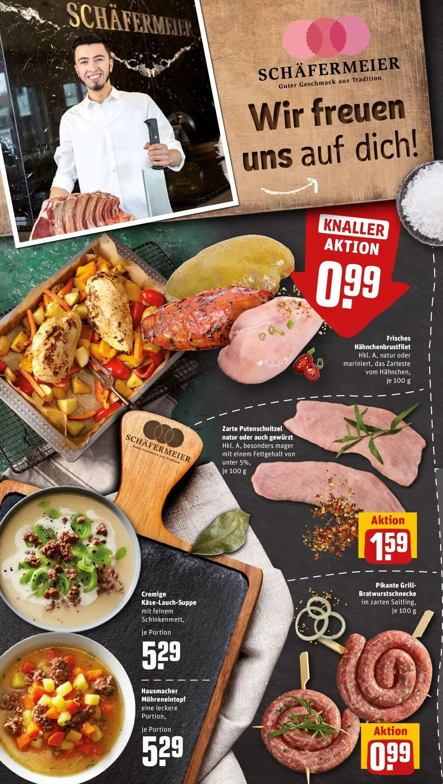 Rewe Prospekt Lippstadt / Bad Waldliesborn – gültig ab 08.06.2026 | Seite: 6 | Produkte: Grill, Schnitzel, Putenschnitzel