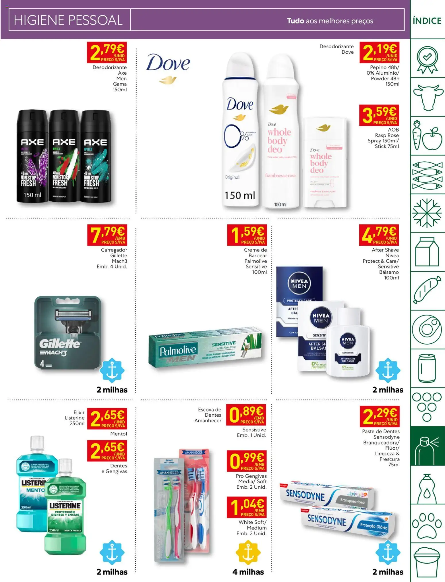 Recheio folheto Madeira │ válido de 06/10/2026 | Página: 33 | Produtos: Listerine, Pepino, Desodorizante, Creme