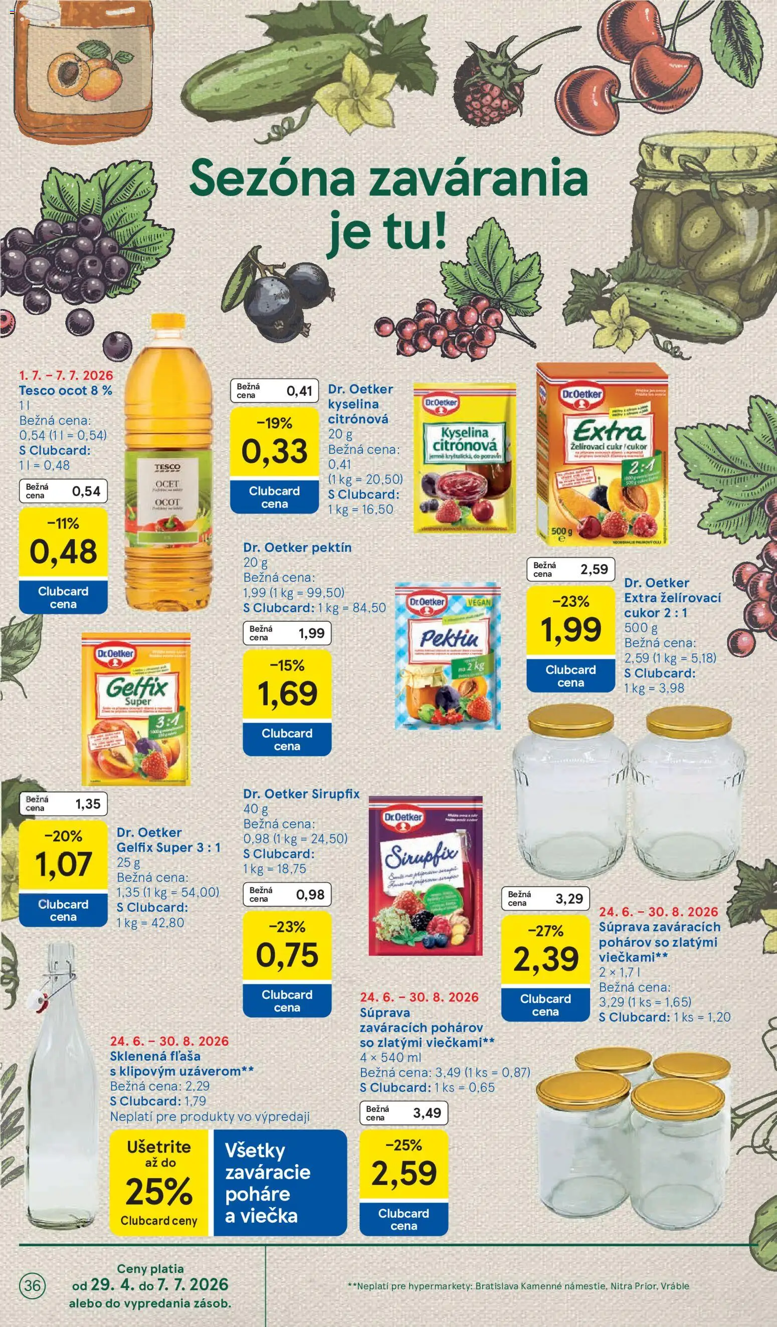 Nové Tesco akcie – leták je platný od 01.07.2026 | Strana: 36