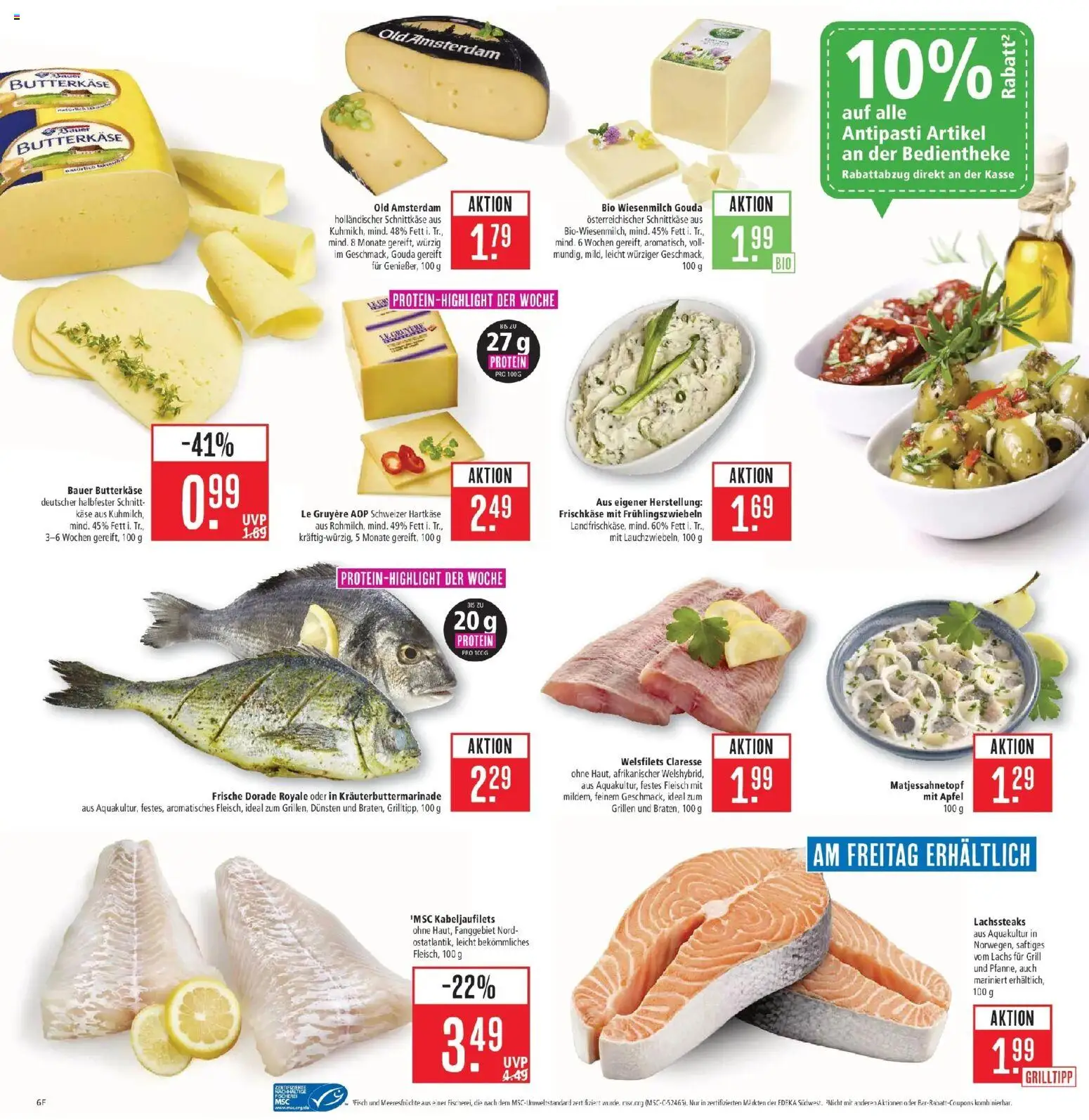 Marktkauf Prospekt Friedrichshafen (ab 03.08.2026) » Angebote online | Seite: 6 | Produkte: Dorade, Grill, Lachs, Meeresfrüchte