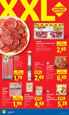 LIDL leidinys galioja nuo 2026.06.22 | Puslapis: 24 | Prekių: Kiaulienos, Saliamis, Pica, Dešra