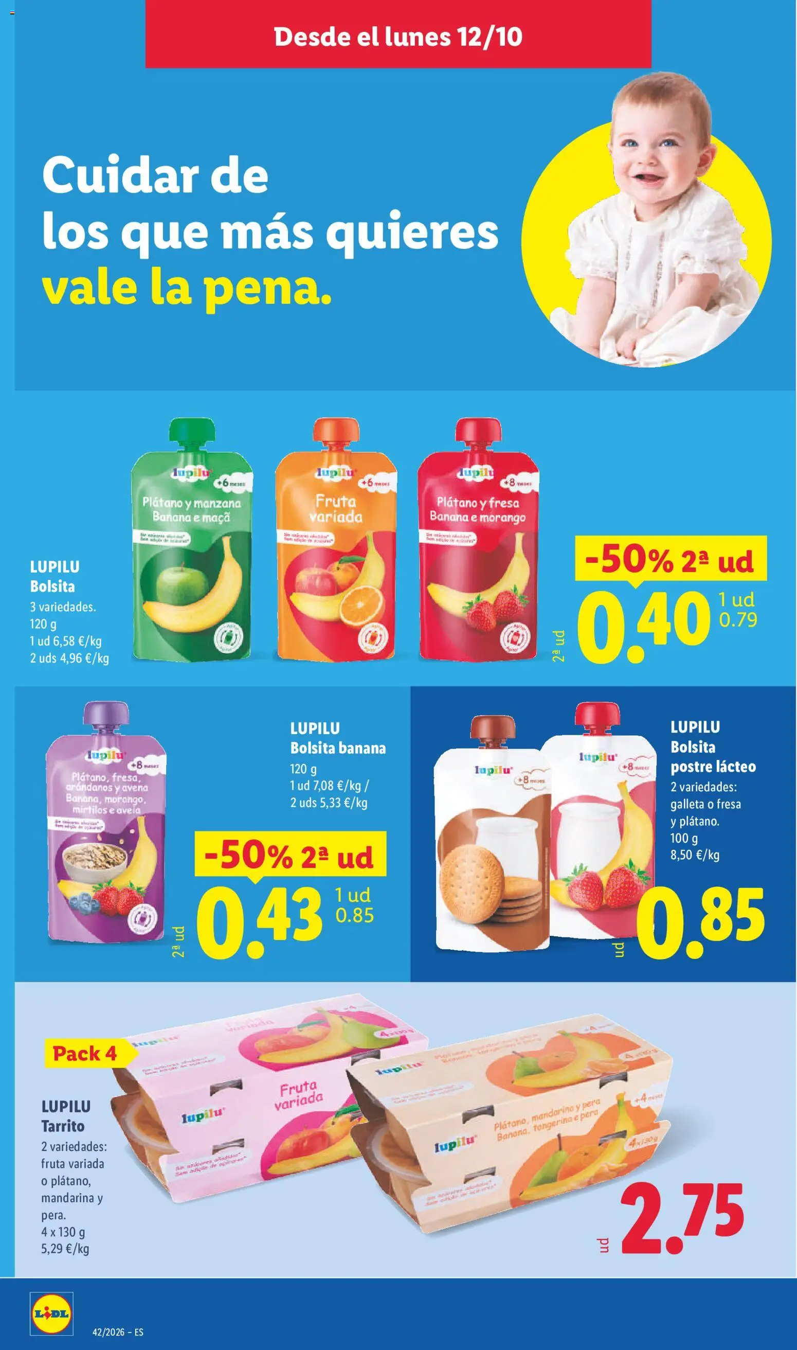 Lidl folleto de bazar │ válido desde el 12/10/2026 | Página: 24 | Productos: Postre, Fruta, Manzana, Arándanos